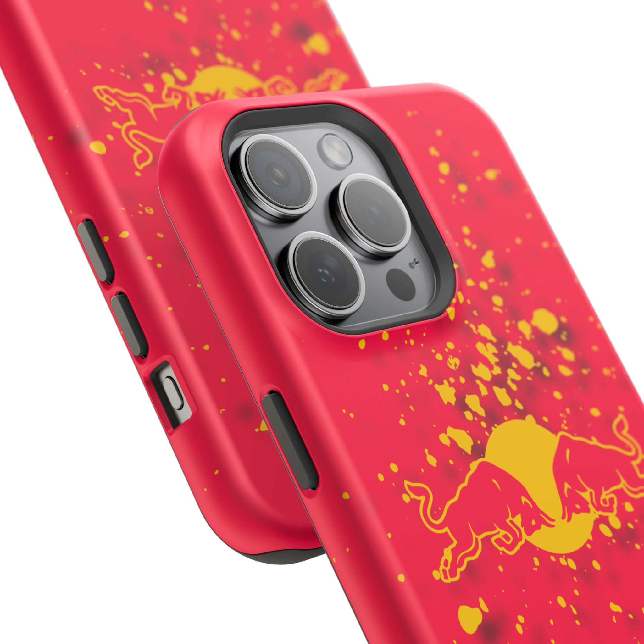 Red Bull with yellow splash inspired Magnetic Tough Cases