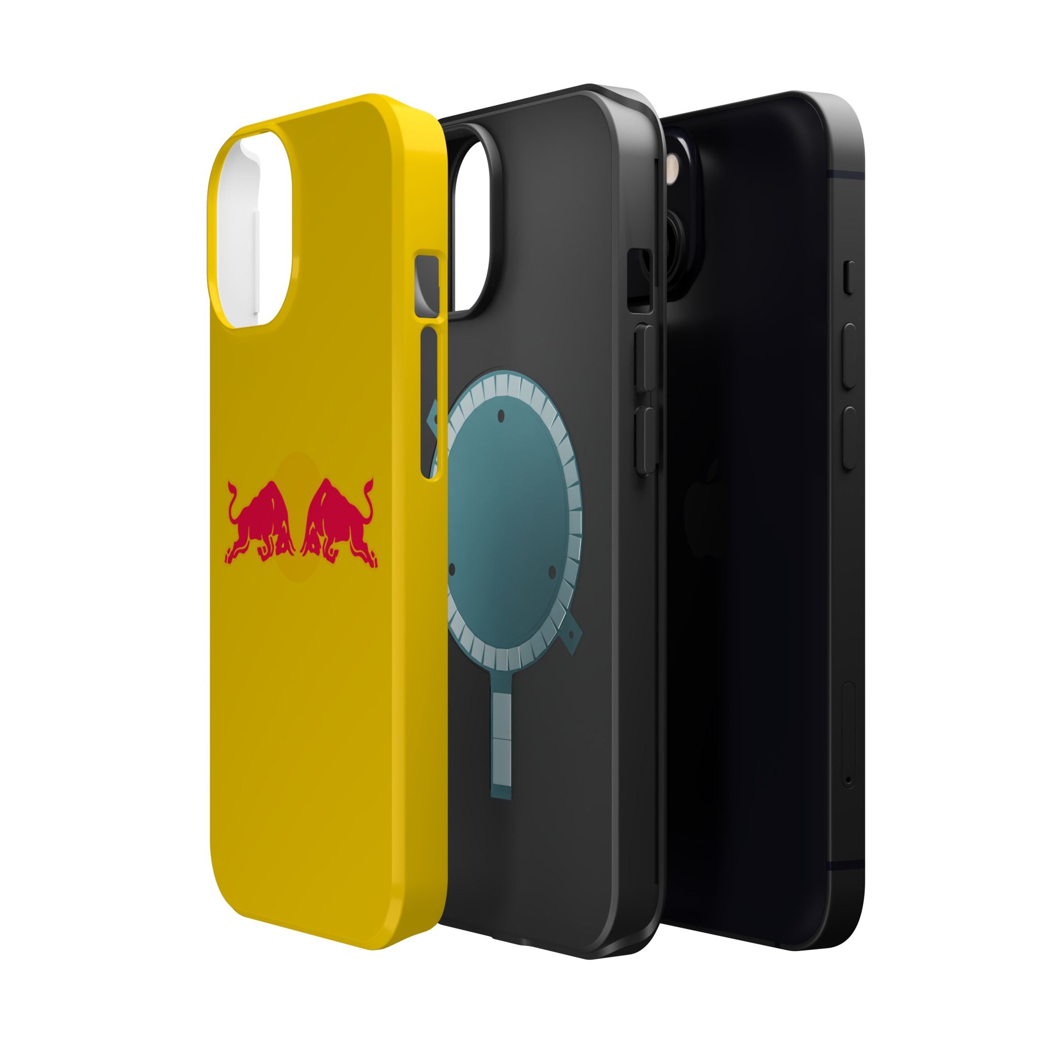 Red Bull yellow inspired Magnetic Tough Cases