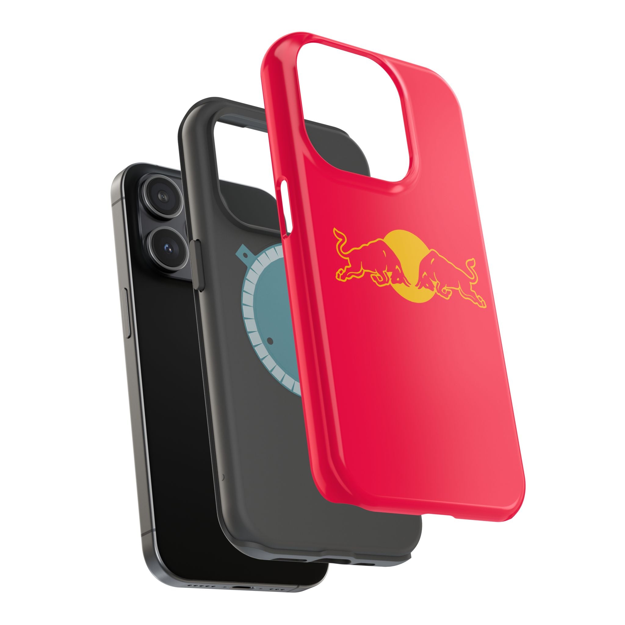 Red Bull red inspired Magnetic Tough Cases