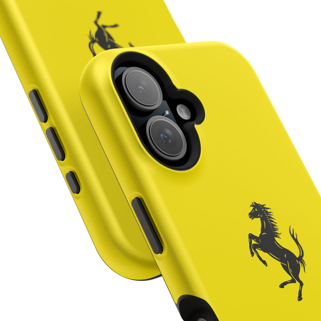 Ferrari horse giallo modena inspired Magnetic Tough Cases