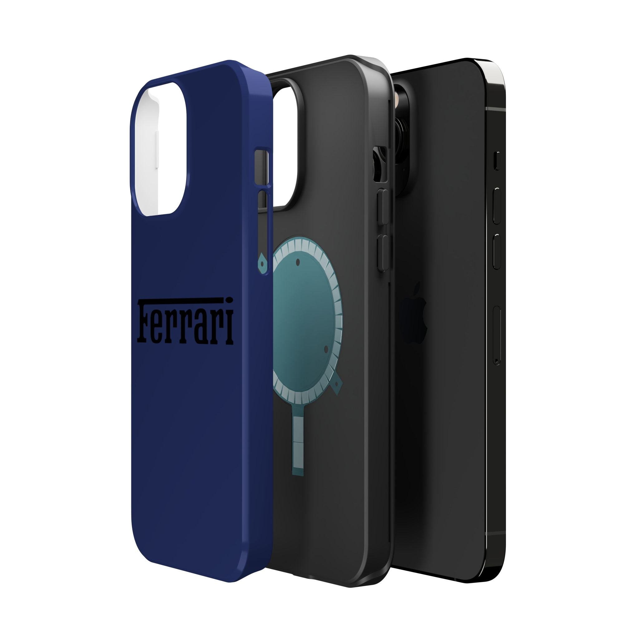 Ferrari Blu pozzi inspired Magnetic Tough Cases