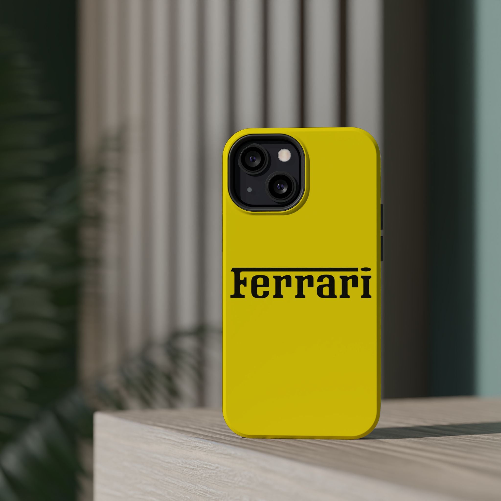 Ferrari Giallo Modena Inspired Magnetic Tough Cases