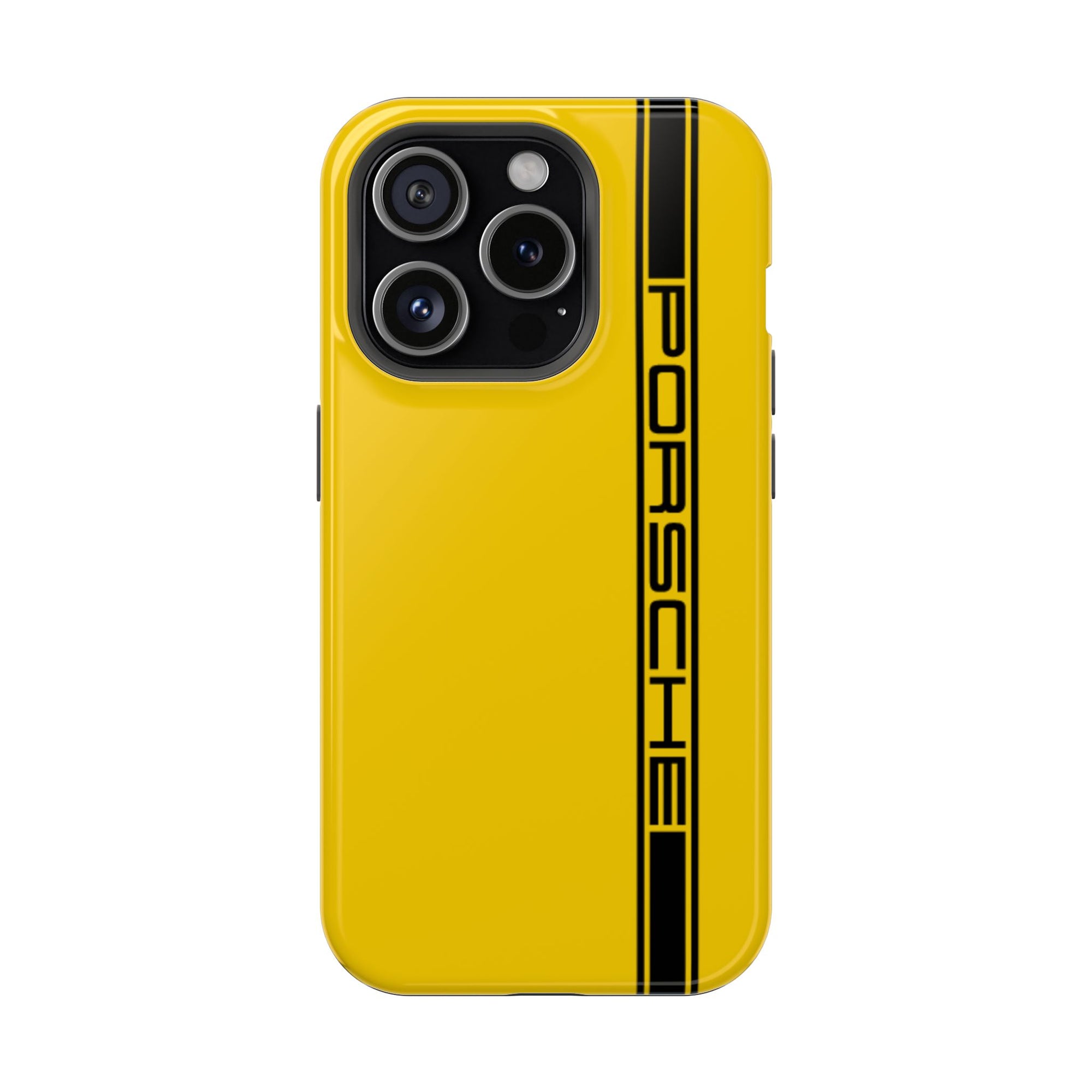 Porsche Speed yellow inspired Magnetic Tough Cases