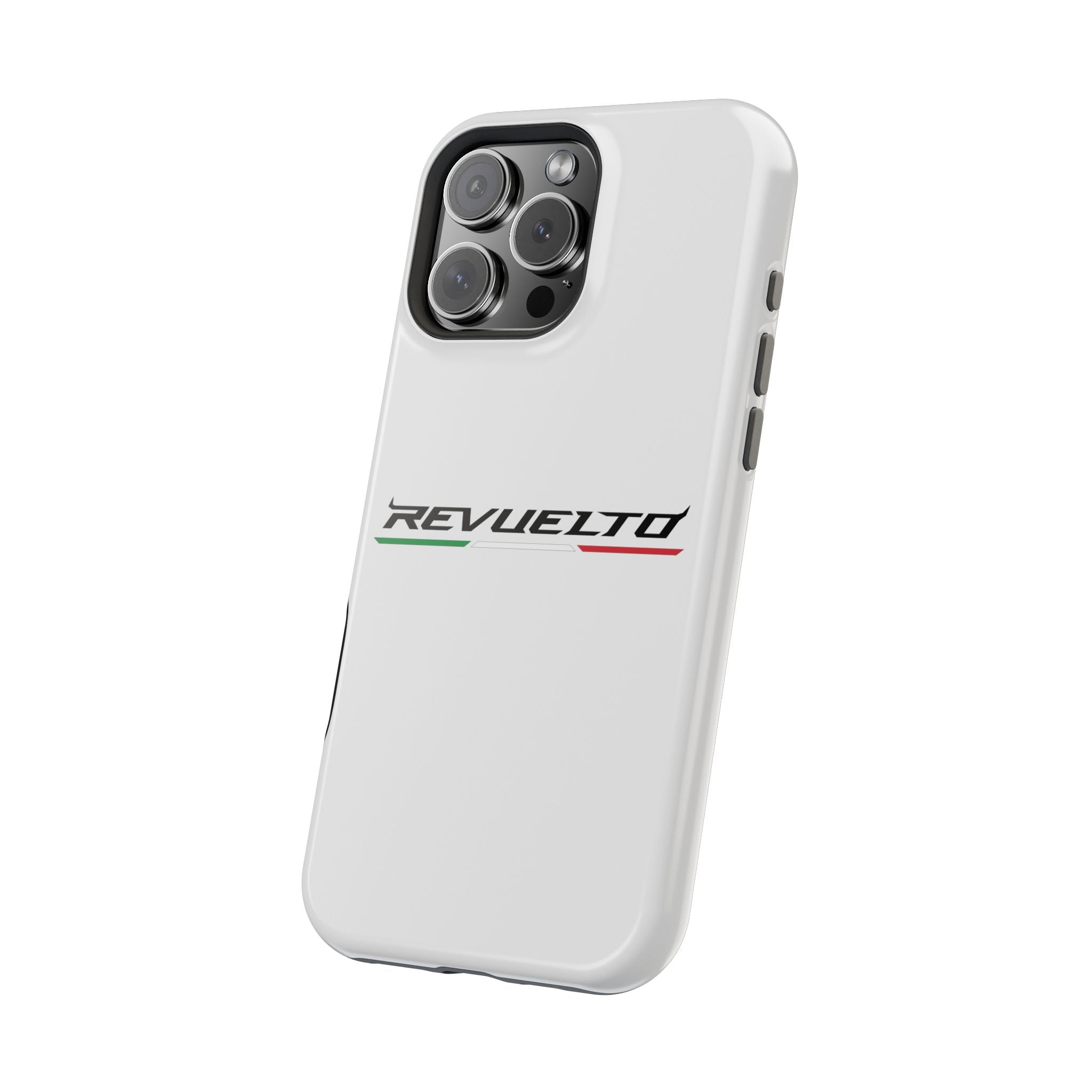 Lamborghini Revuelto White inspired Magnetic Tough Cases