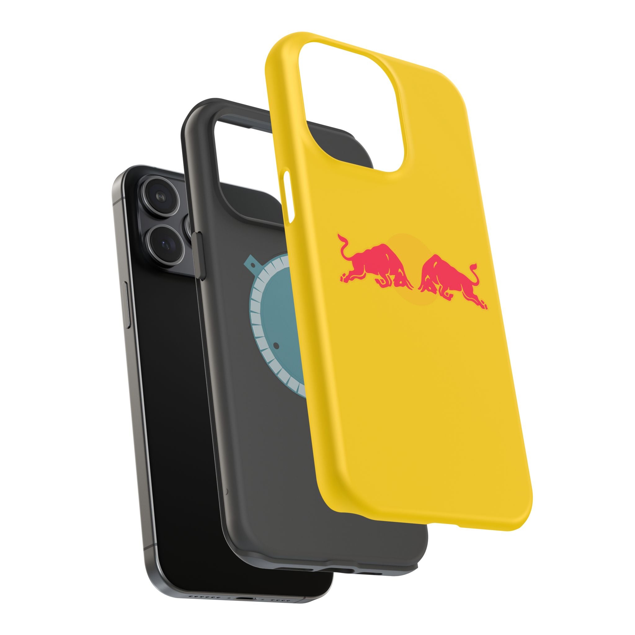 Red Bull yellow inspired Magnetic Tough Cases