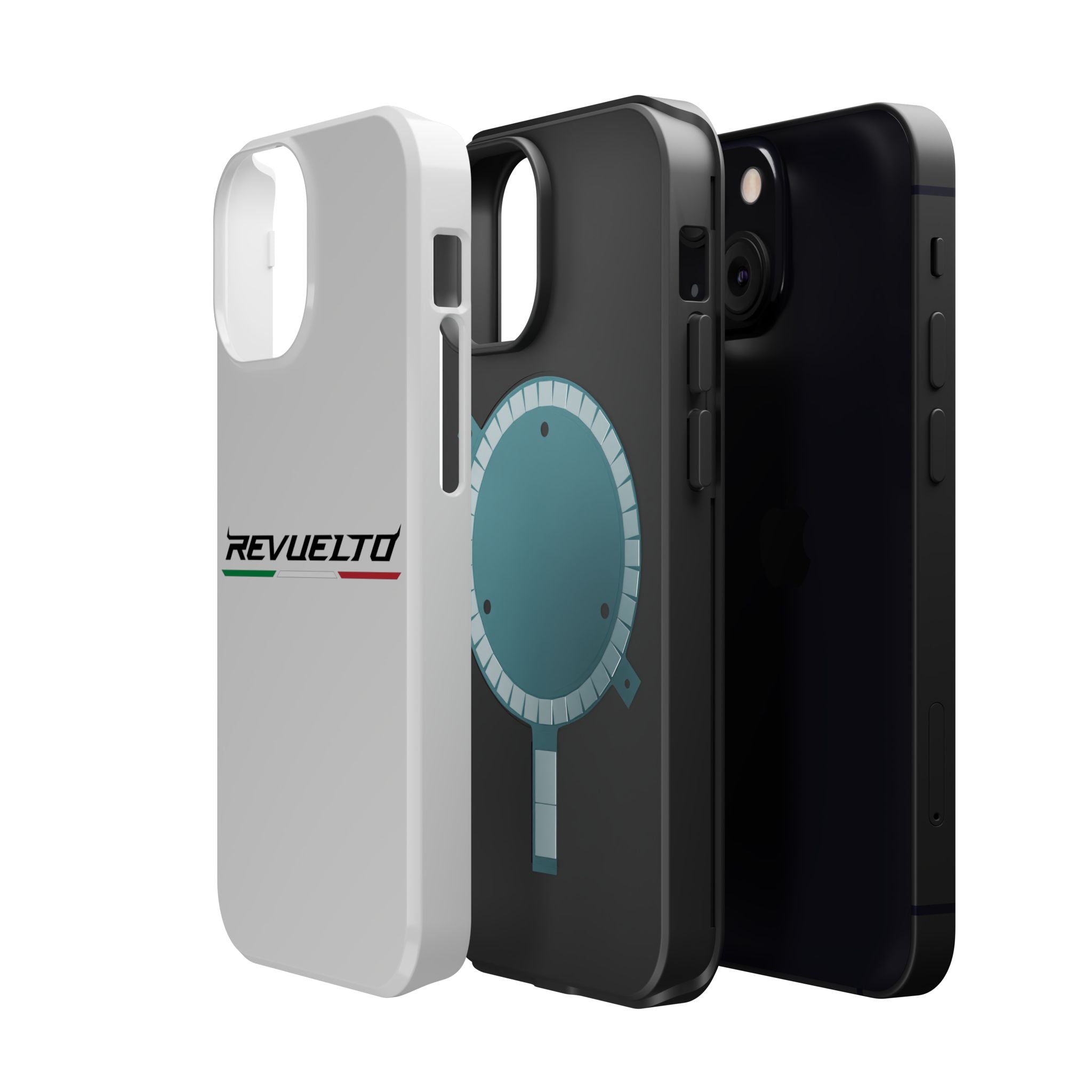 Lamborghini Revuelto White inspired Magnetic Tough Cases