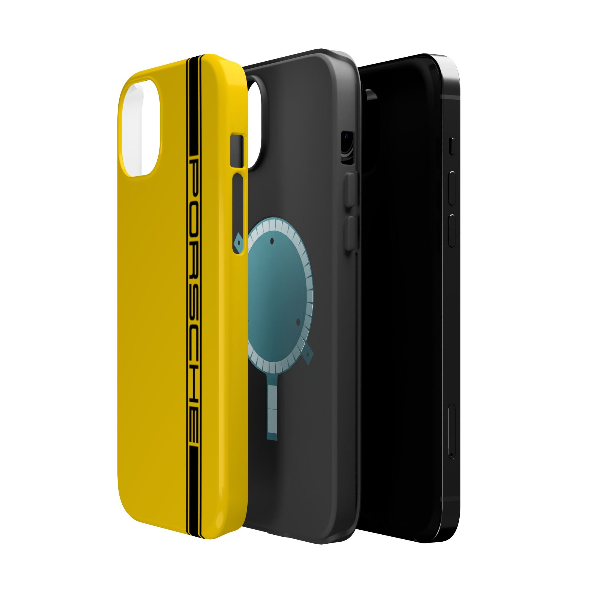 Porsche Speed yellow inspired Magnetic Tough Cases