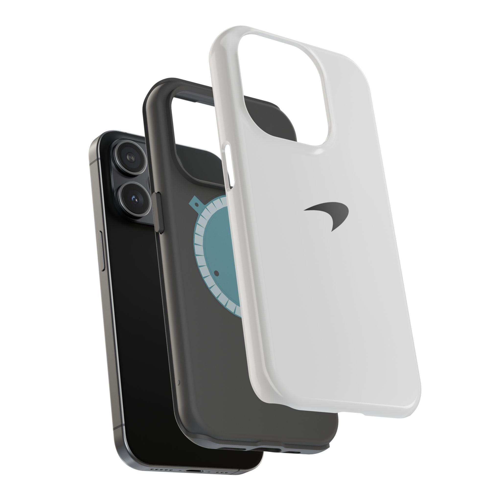 Pearl white mclaren inspired Magnetic Tough Cases