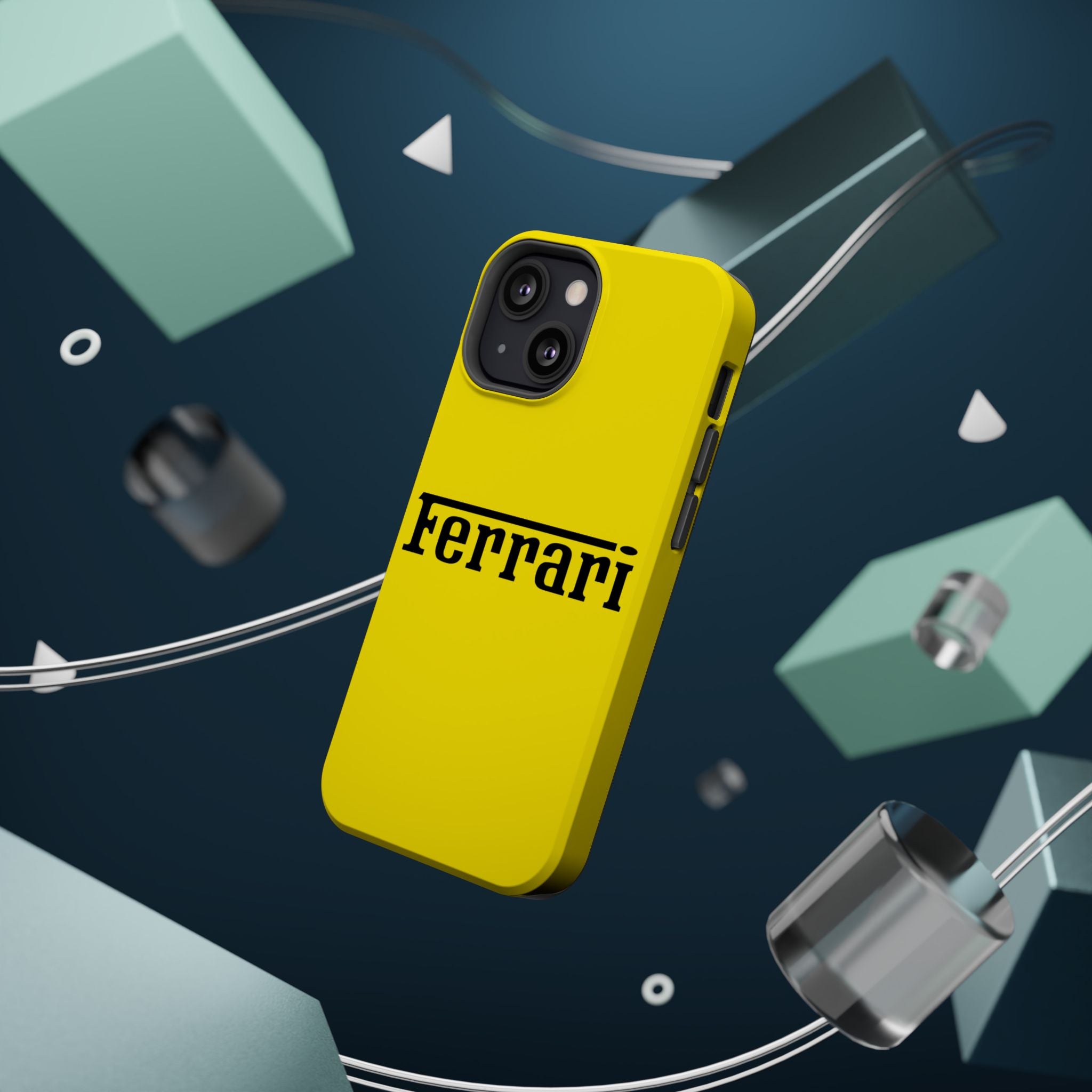 Ferrari Giallo Modena Inspired Magnetic Tough Cases