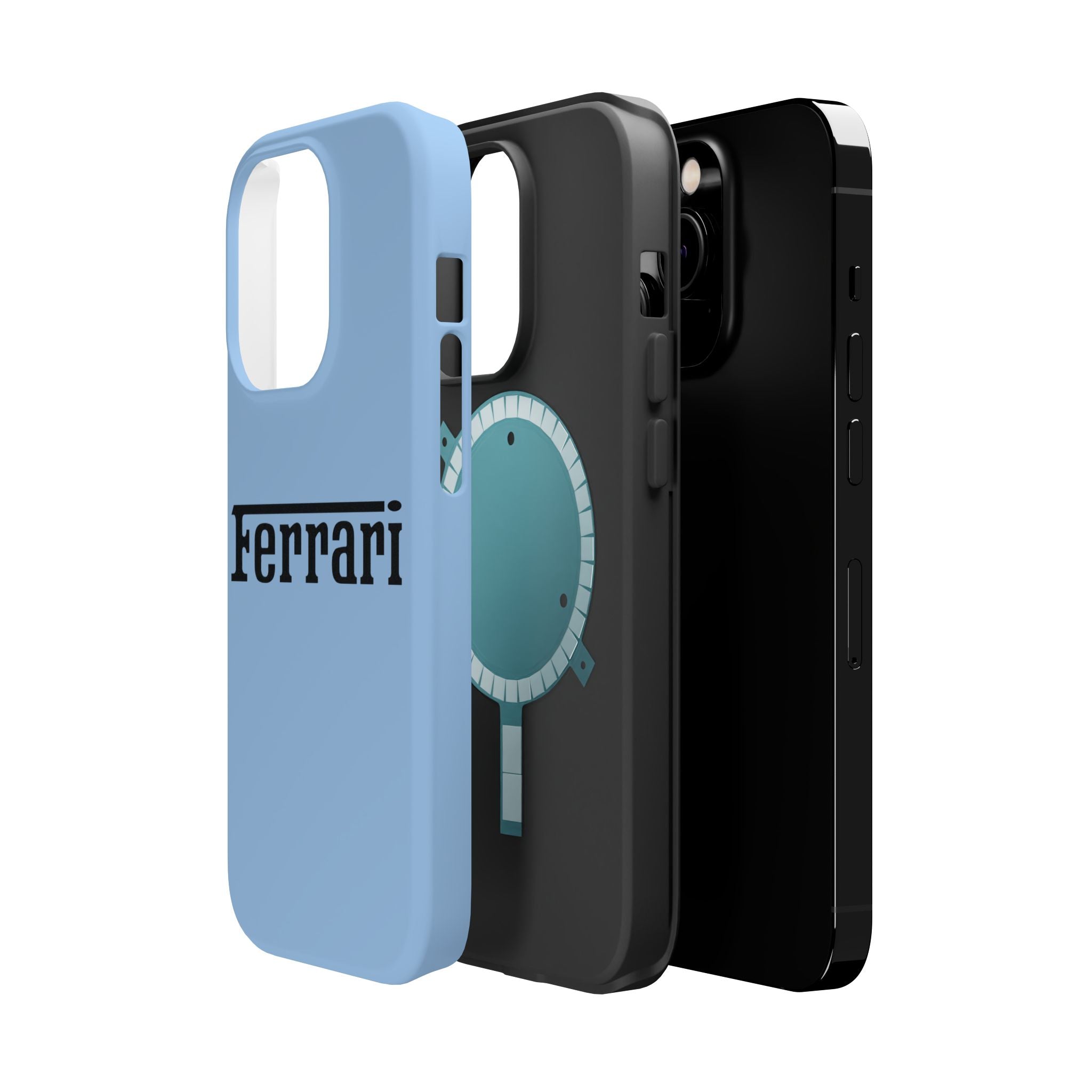 Ferrari Grigio Alloy inspired Magnetic Tough Cases