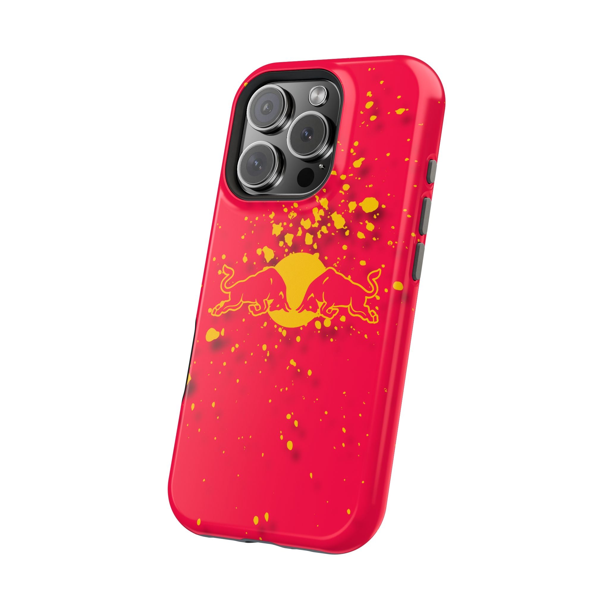 Red Bull with yellow splash inspired Magnetic Tough Cases