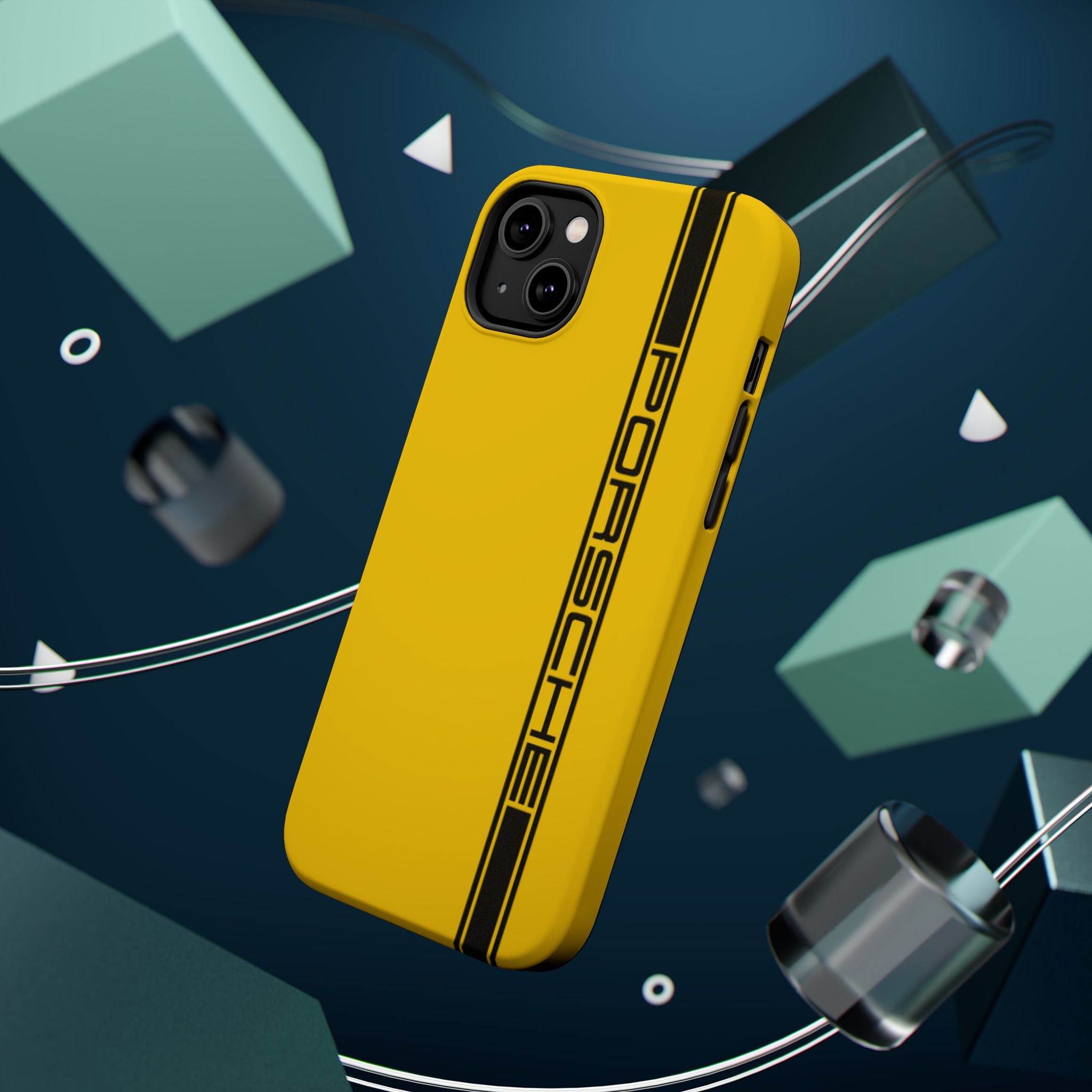 Porsche Speed yellow inspired Magnetic Tough Cases