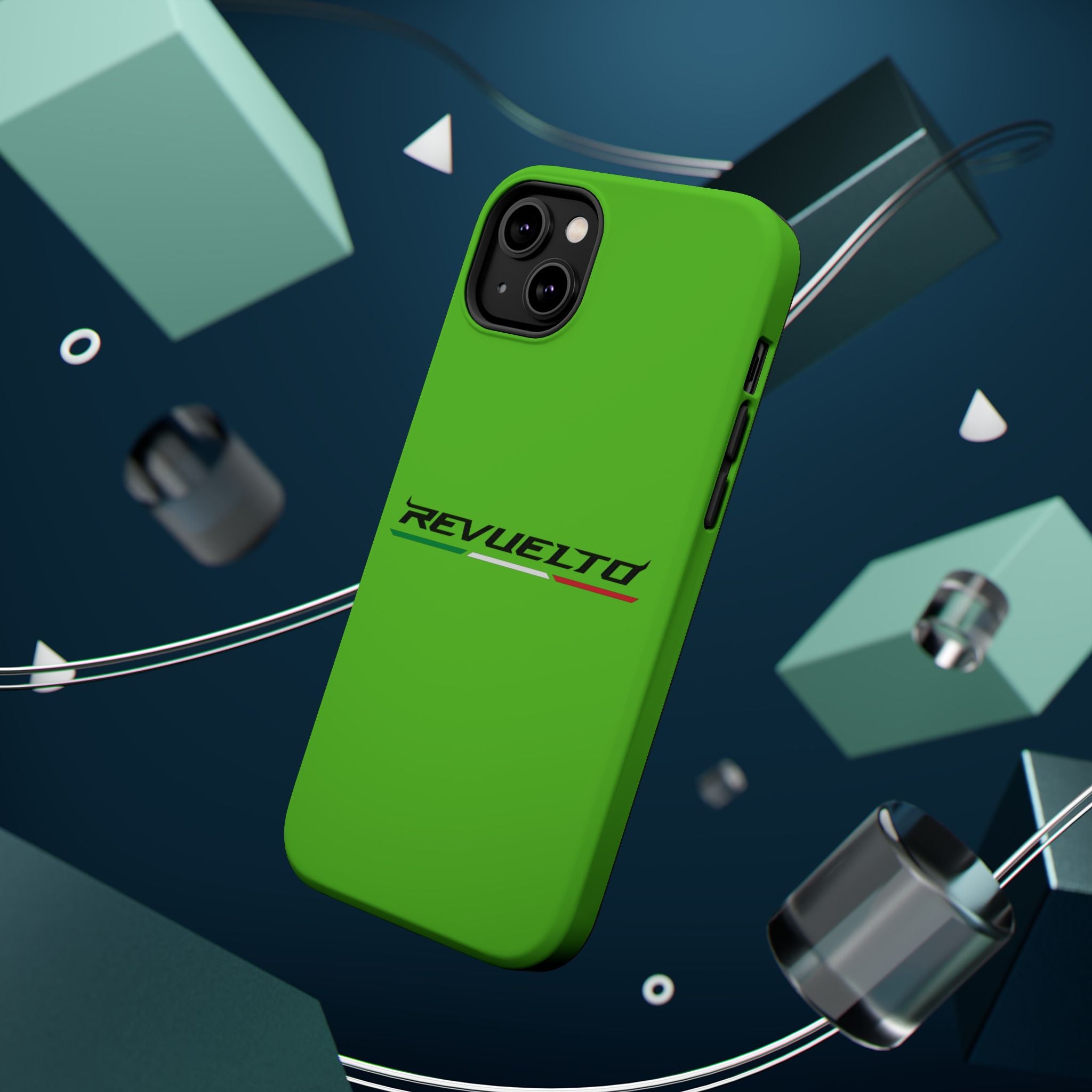 Lamborghini Revuelto Green inspired Magnetic Tough Cases
