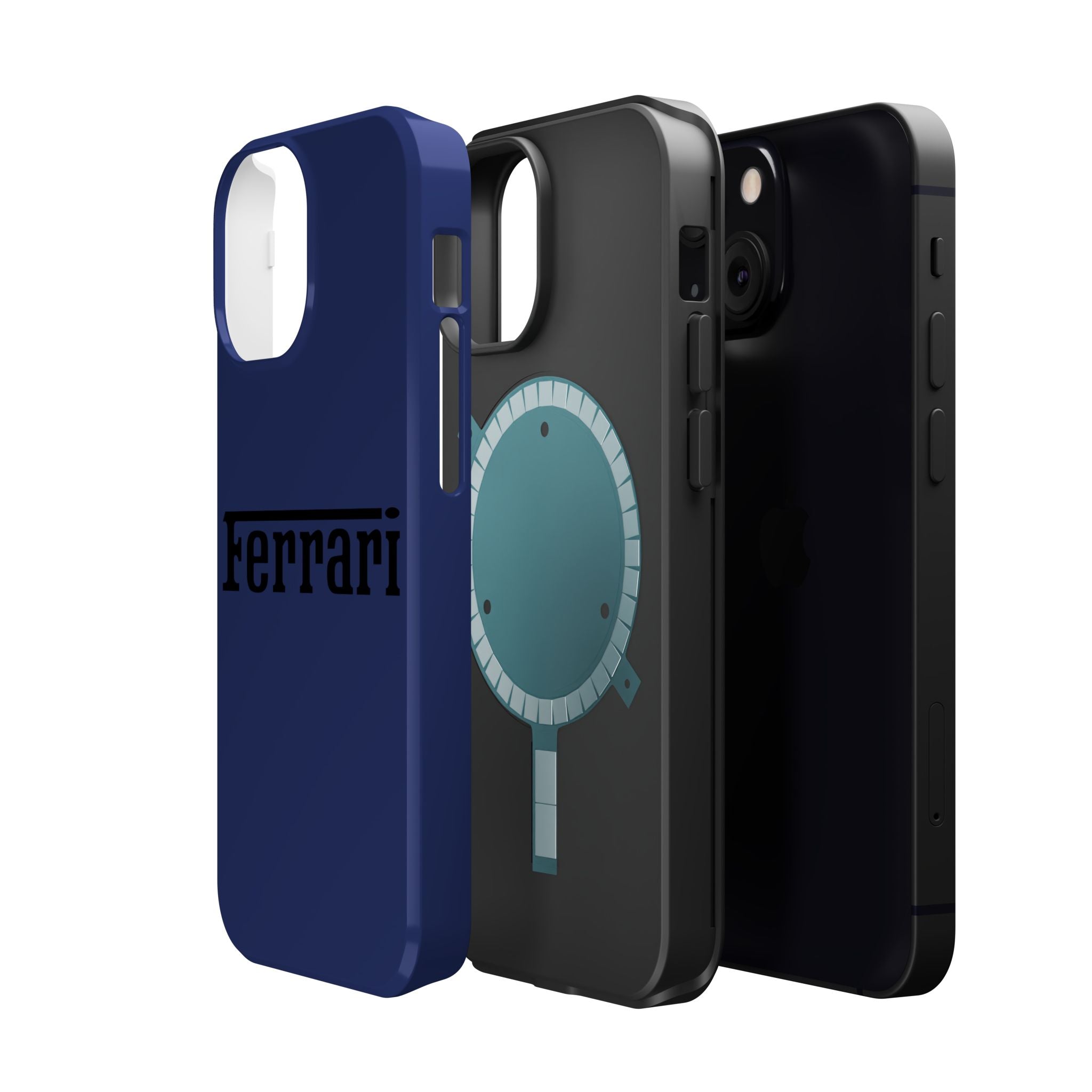 Ferrari Blu Pozzi inspired Magnetic Tough Cases