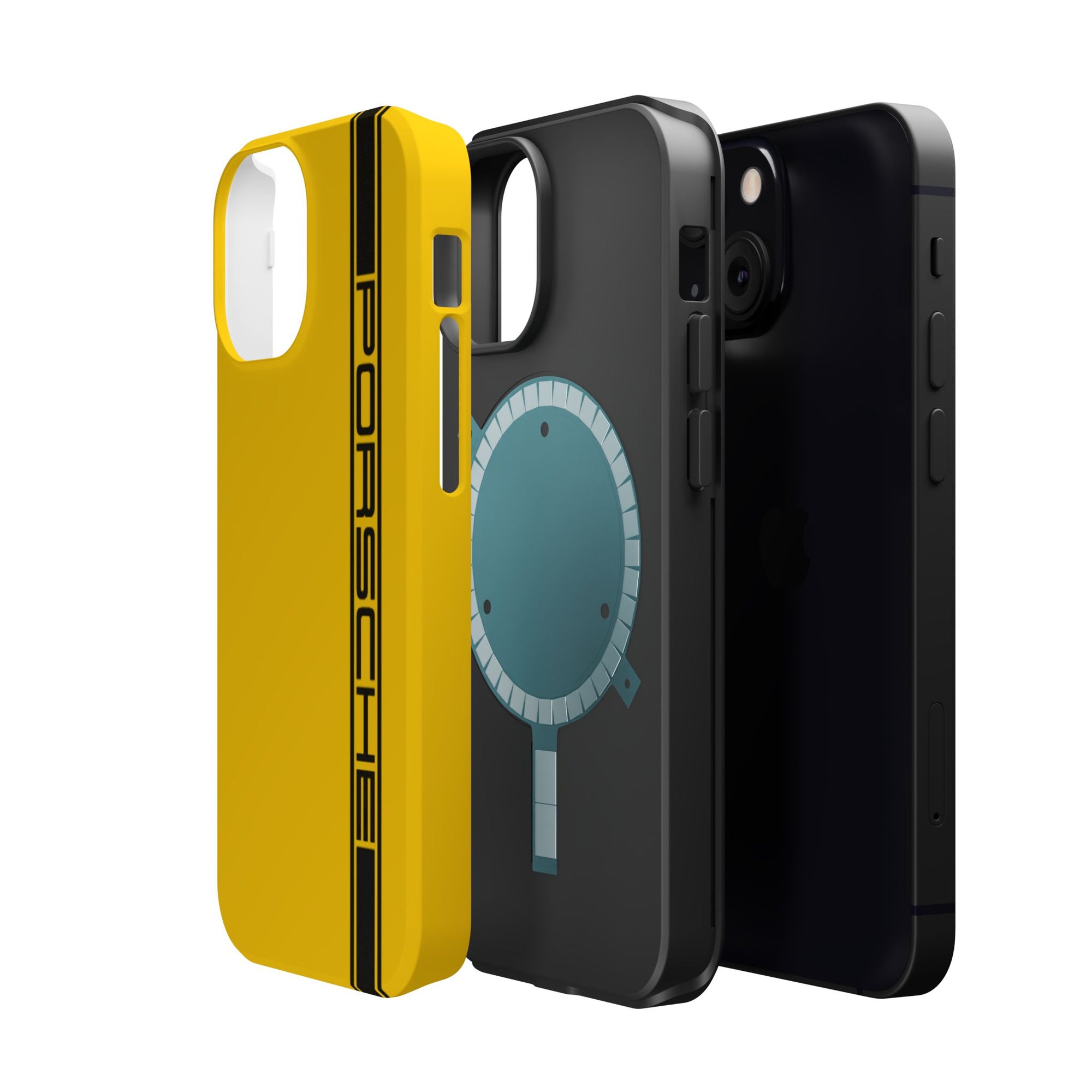 Porsche Speed yellow inspired Magnetic Tough Cases