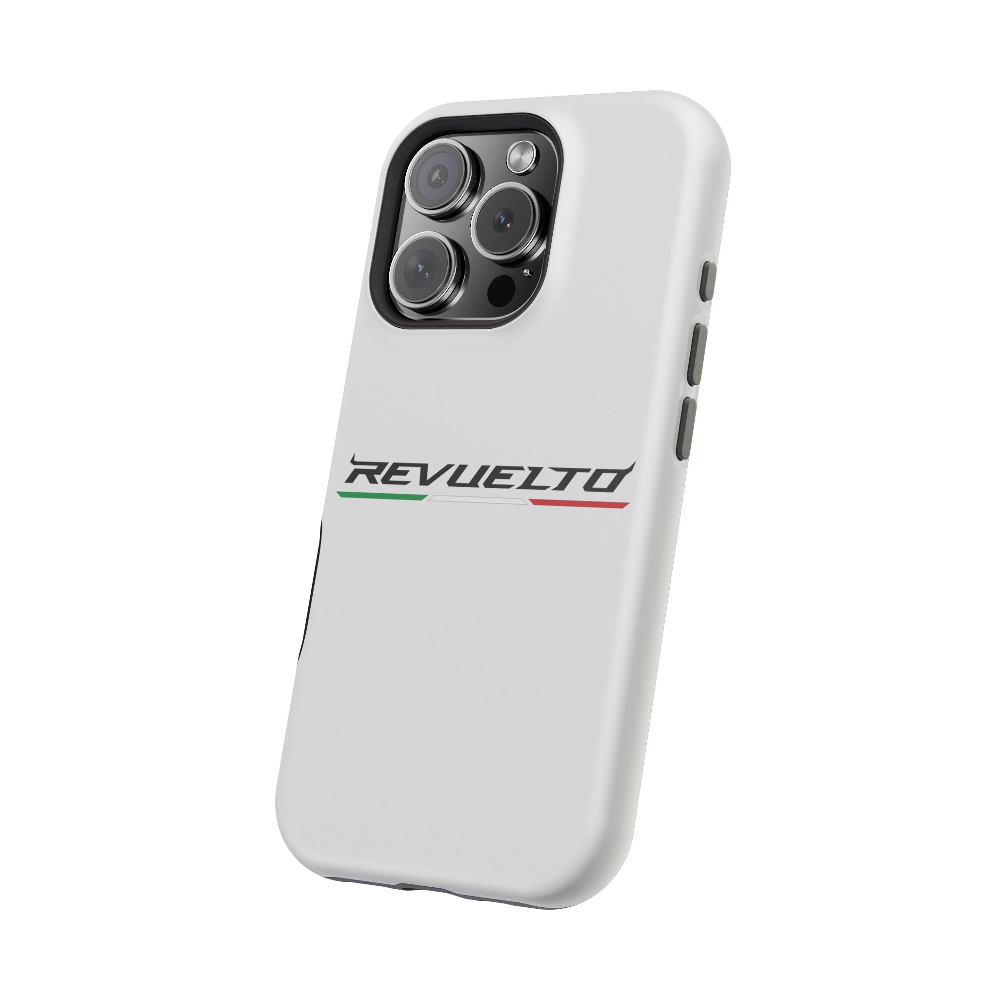 Lamborghini Revuelto White inspired Magnetic Tough Cases