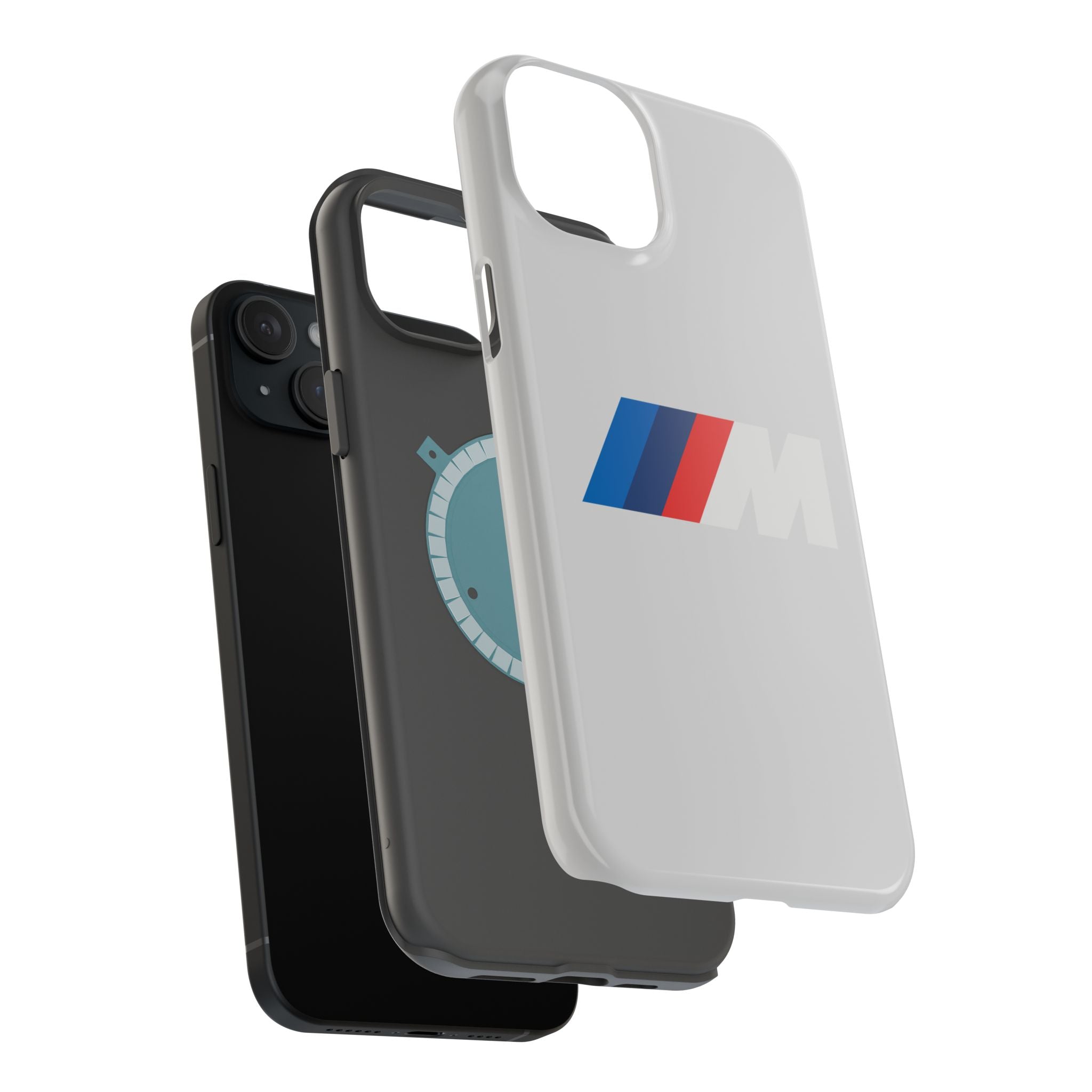 M badge inspired Magnetic Tough Cases