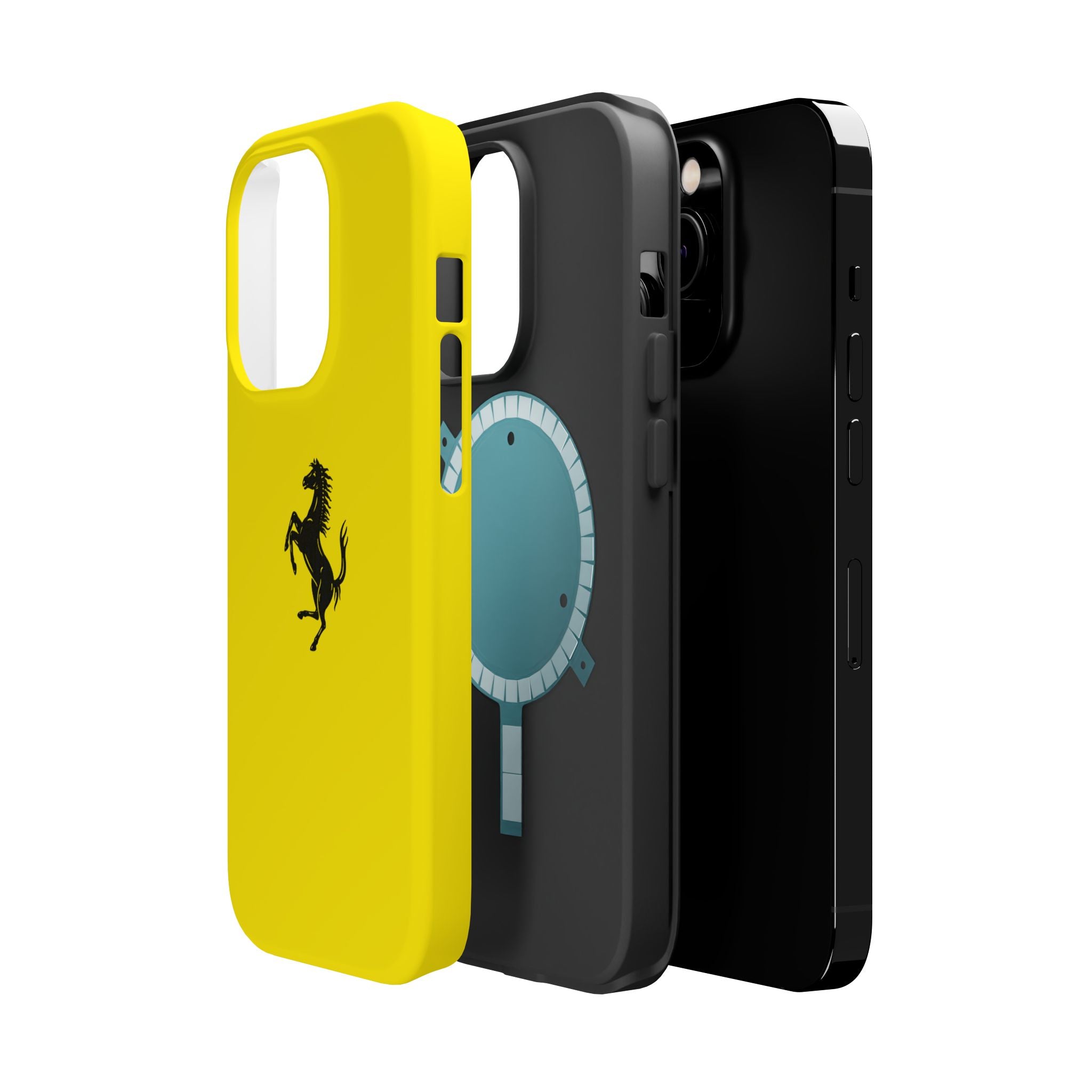 Ferrari horse giallo modena inspired Magnetic Tough Cases