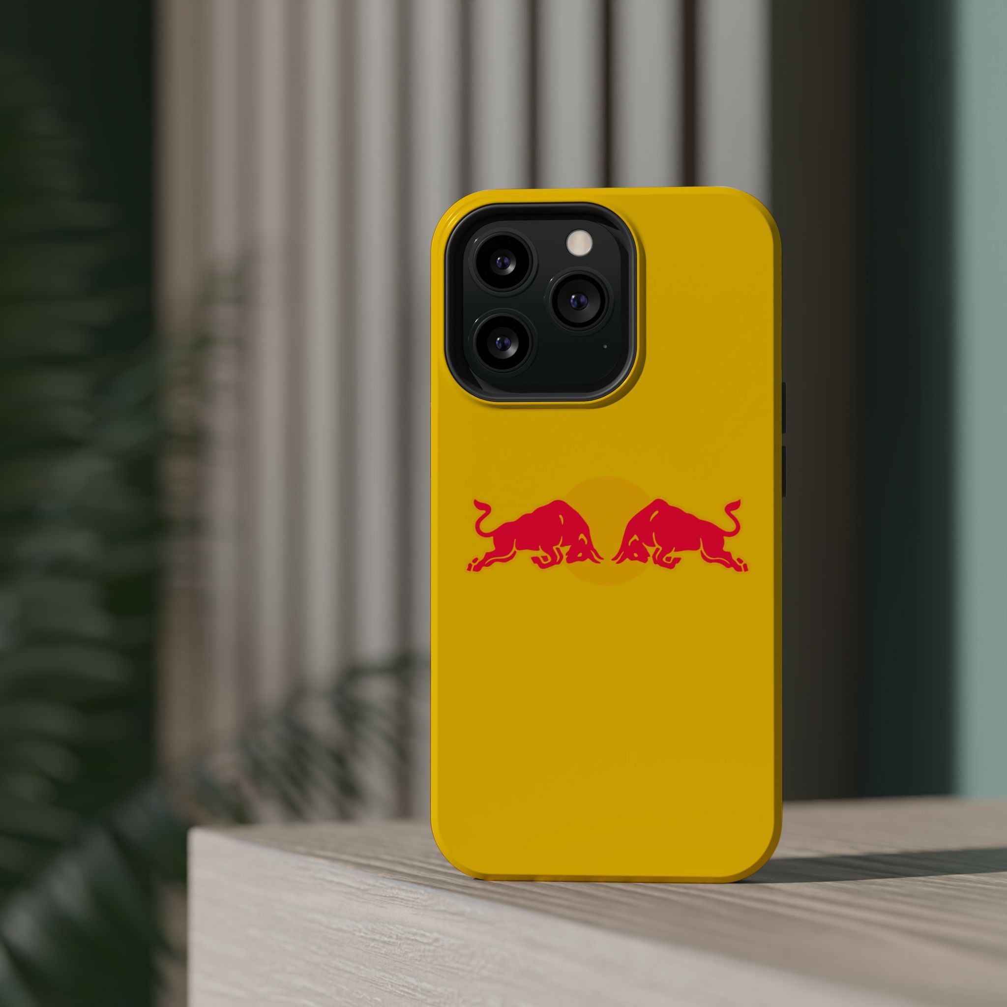 Red Bull yellow inspired Magnetic Tough Cases