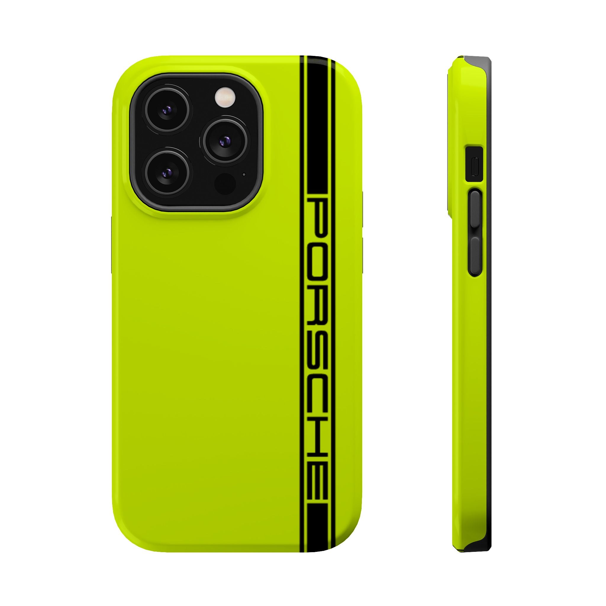Porsche Acid Green Magnetic Tough Cases