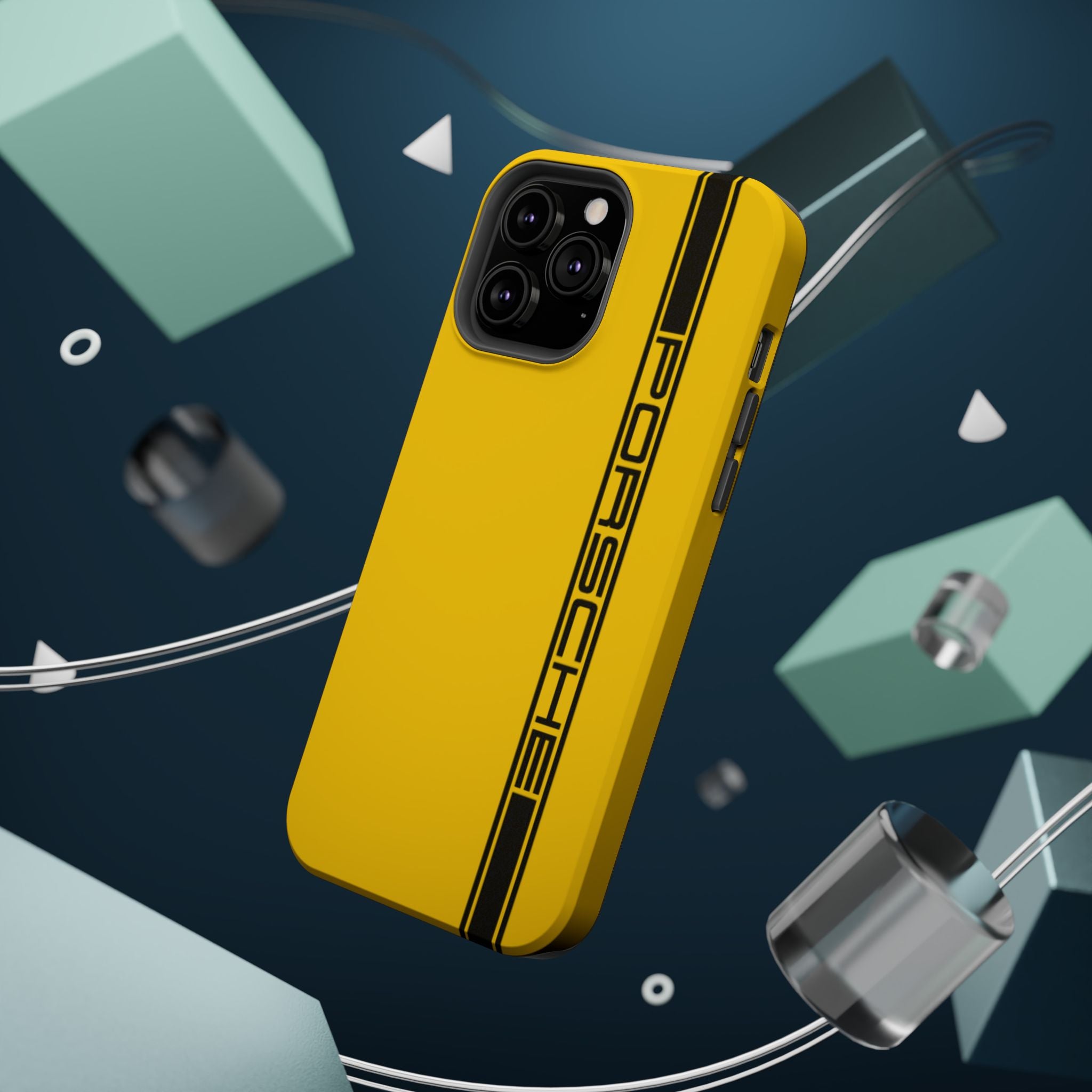 Porsche Speed yellow inspired Magnetic Tough Cases