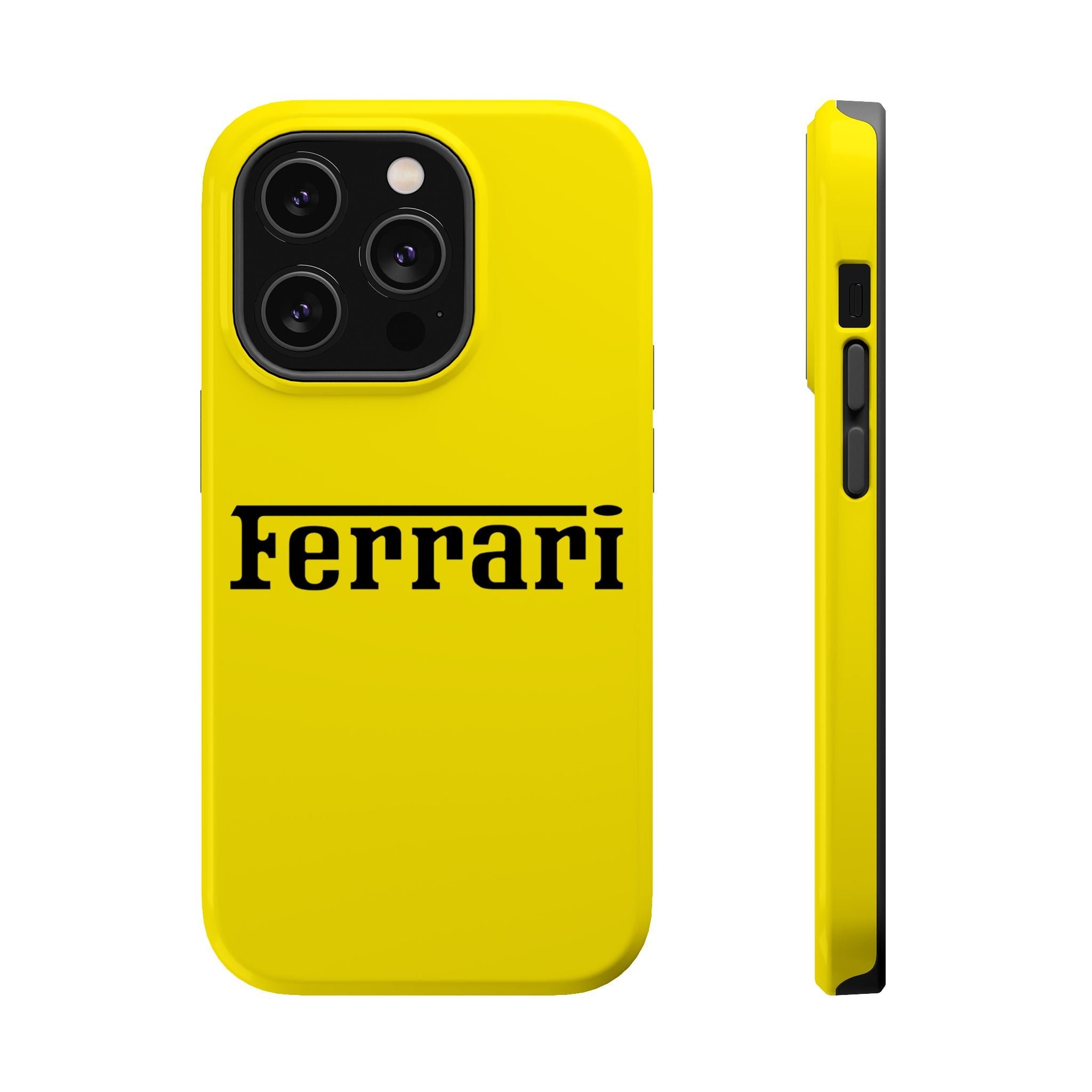 Ferrari Giallo Modena Inspired Magnetic Tough Cases