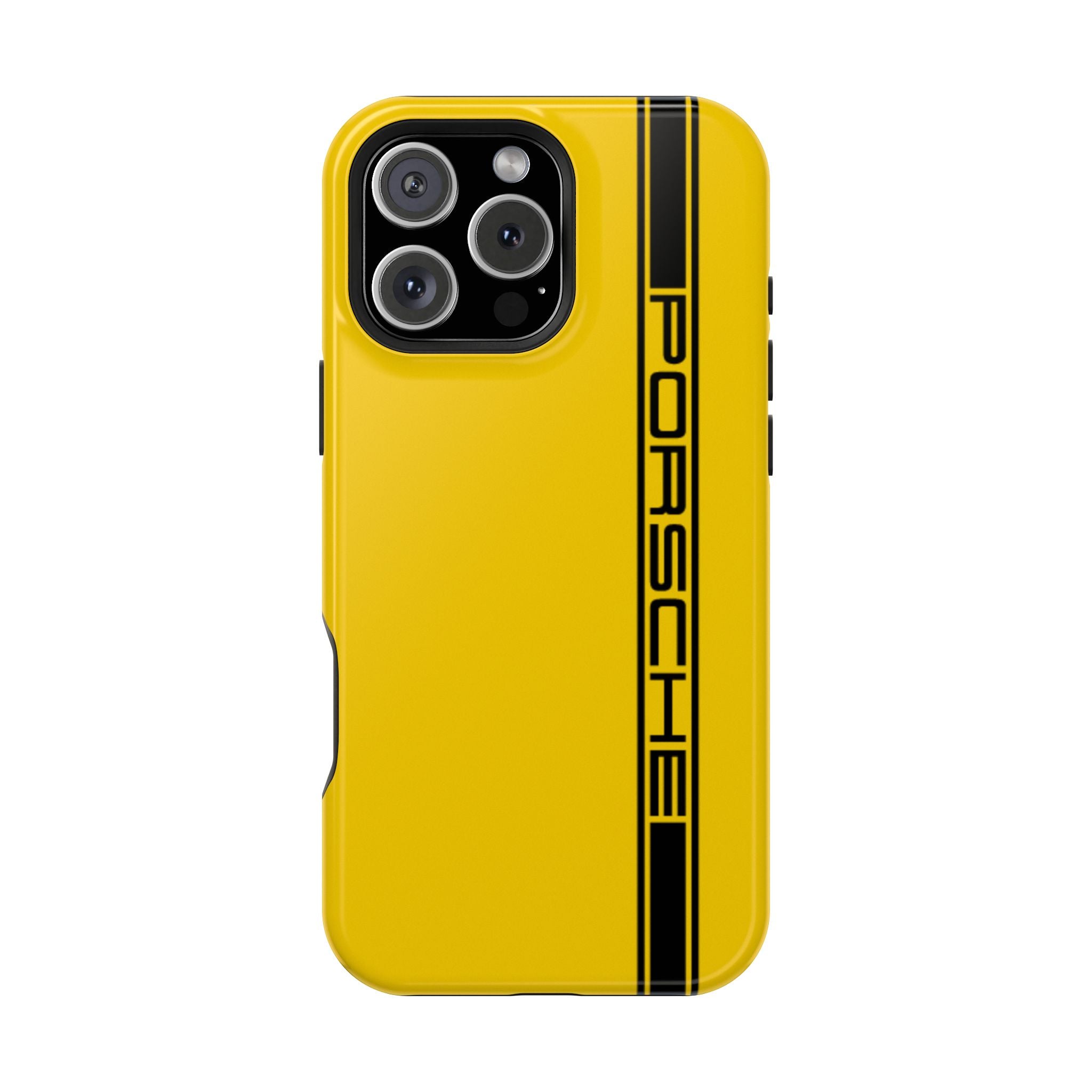 Porsche Speed yellow inspired Magnetic Tough Cases