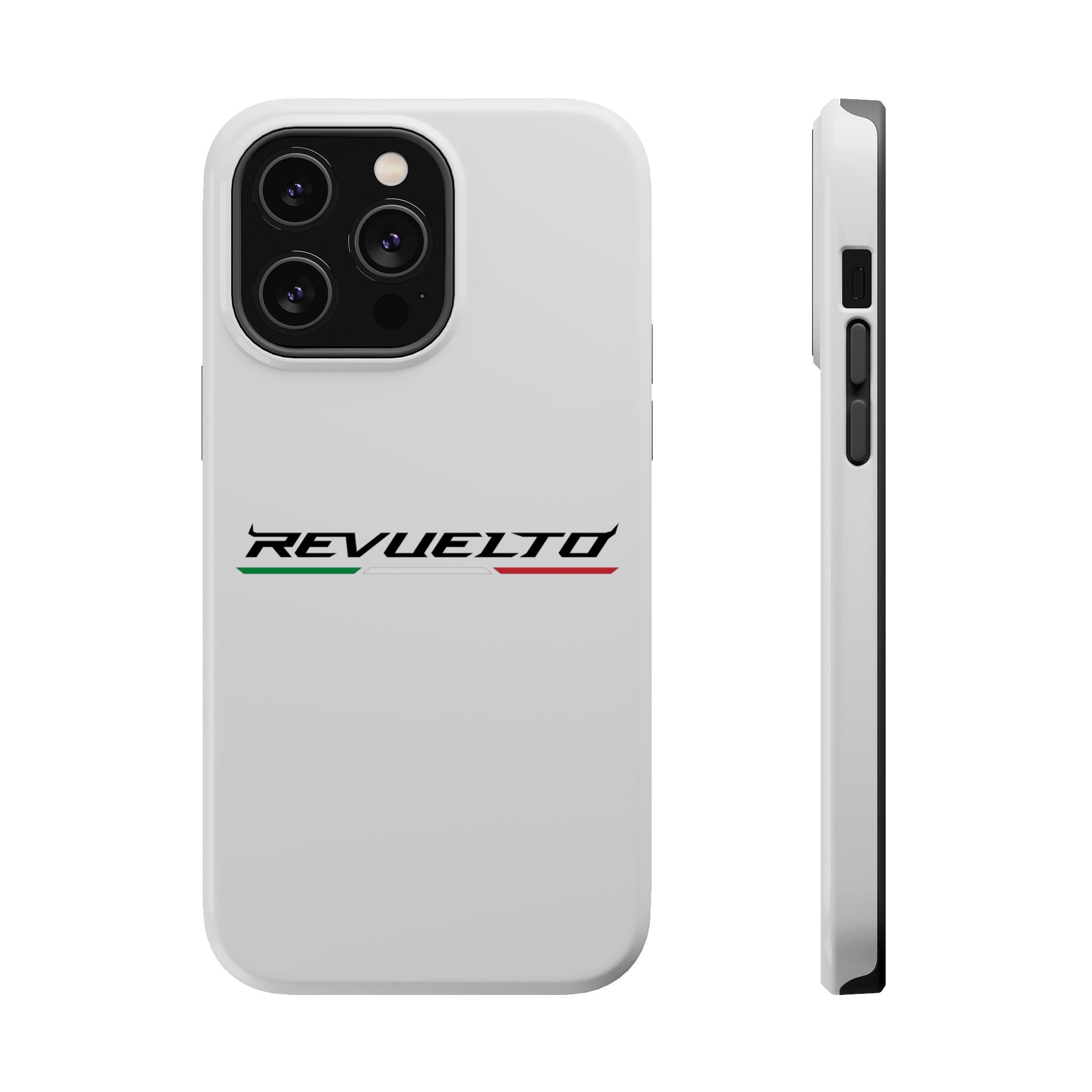 Lamborghini Revuelto White inspired Magnetic Tough Cases