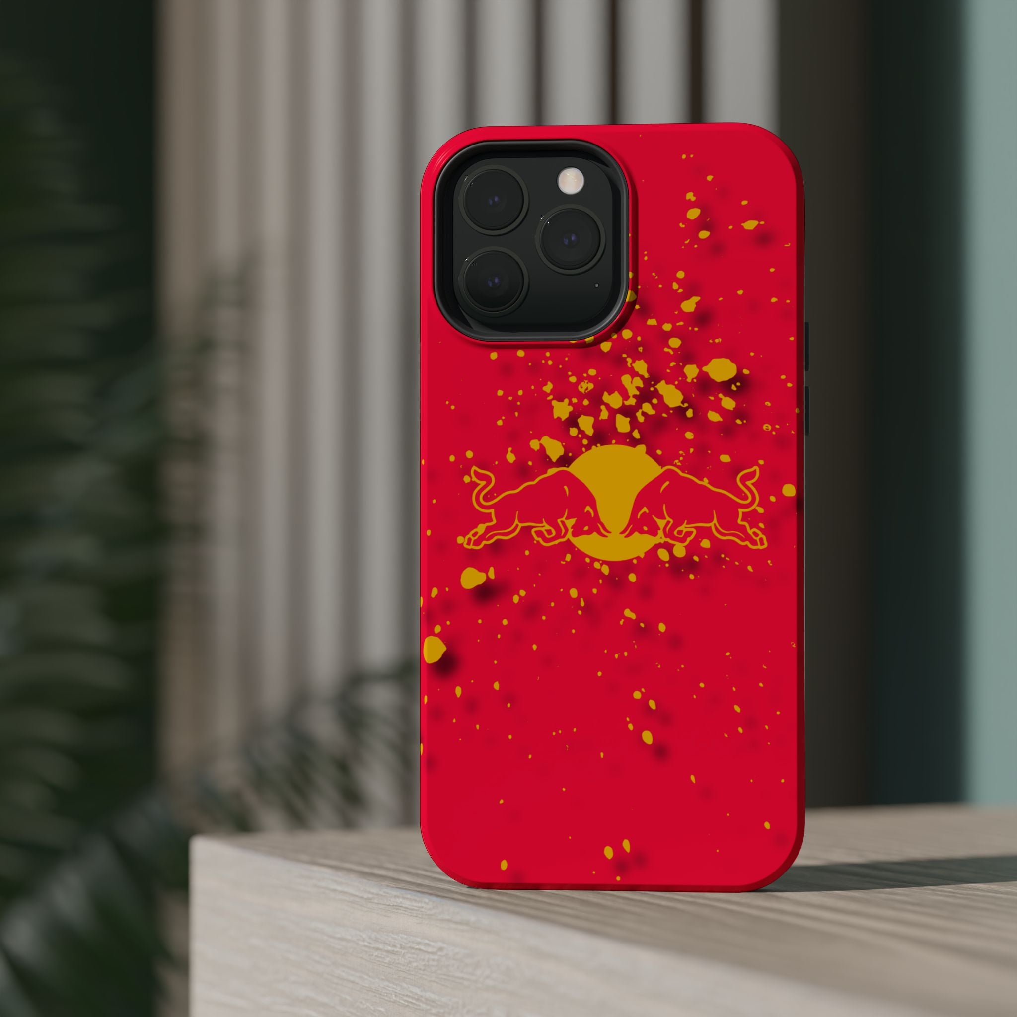 Red Bull with yellow splash inspired Magnetic Tough Cases