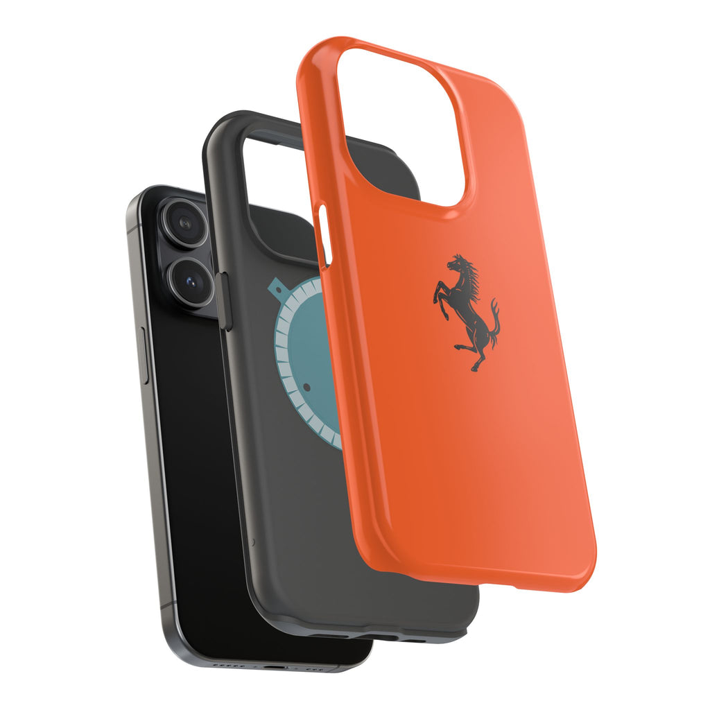 Ferrari horse Rosso Dino inspired Magnetic Tough Cases