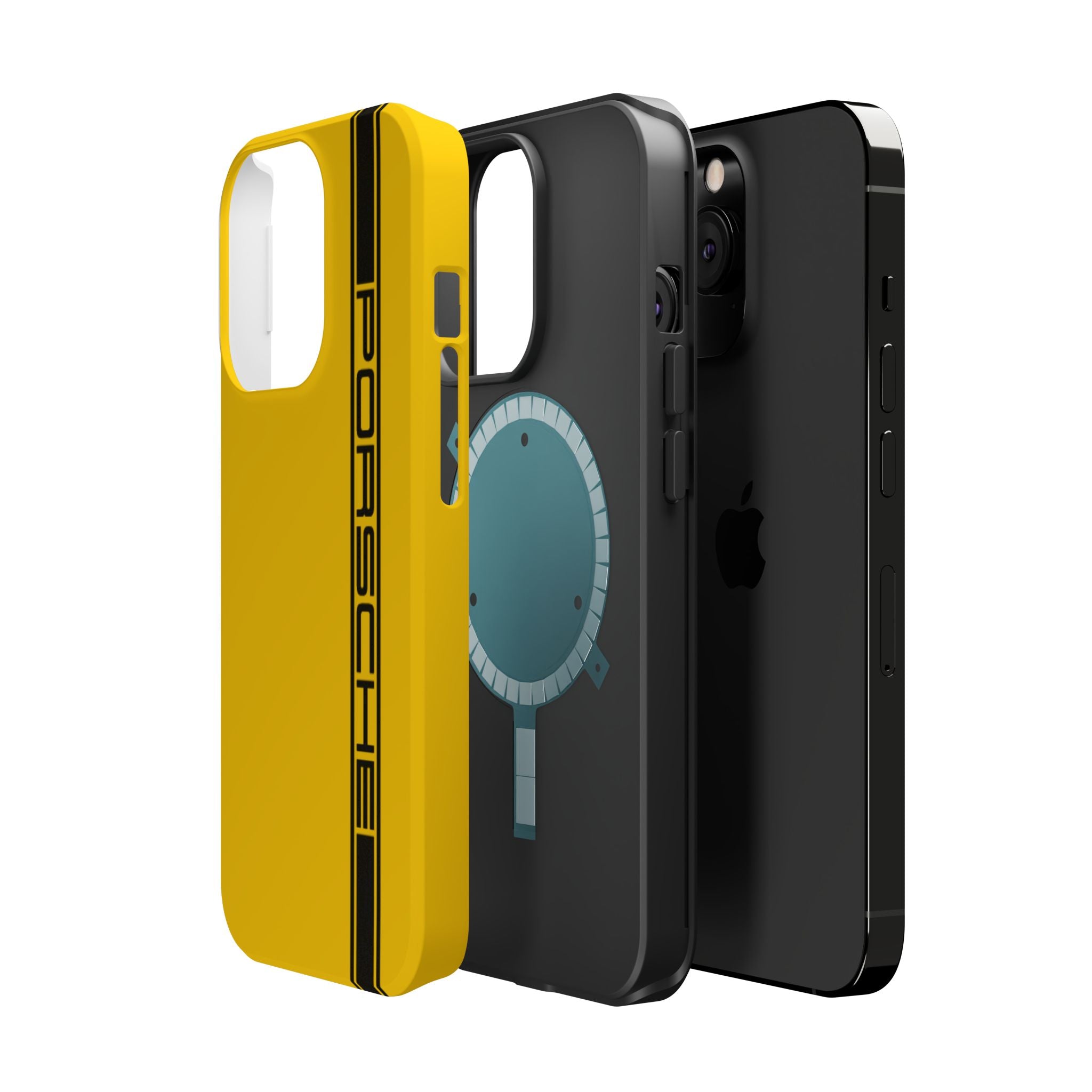 Porsche Speed yellow inspired Magnetic Tough Cases