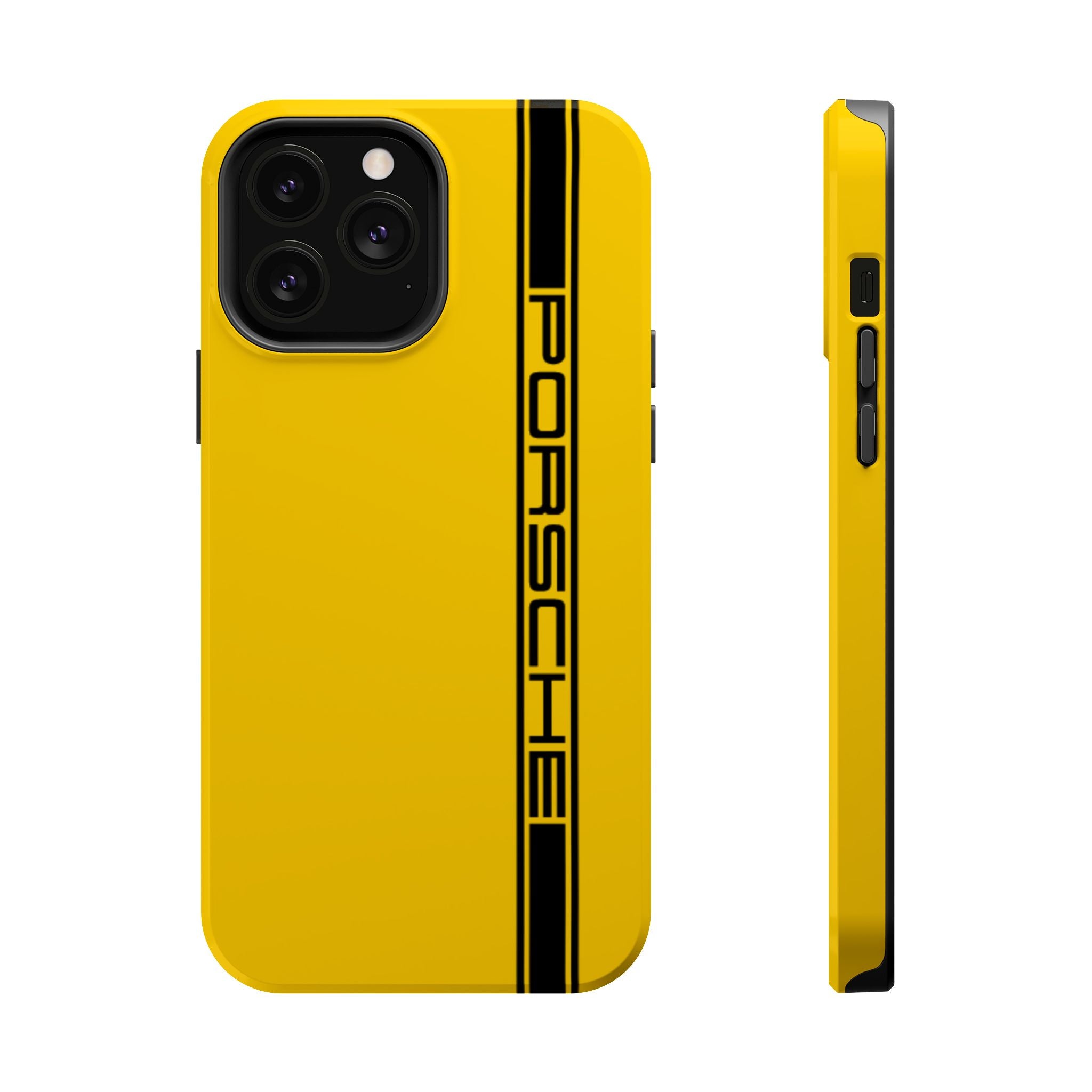 Porsche Speed yellow inspired Magnetic Tough Cases