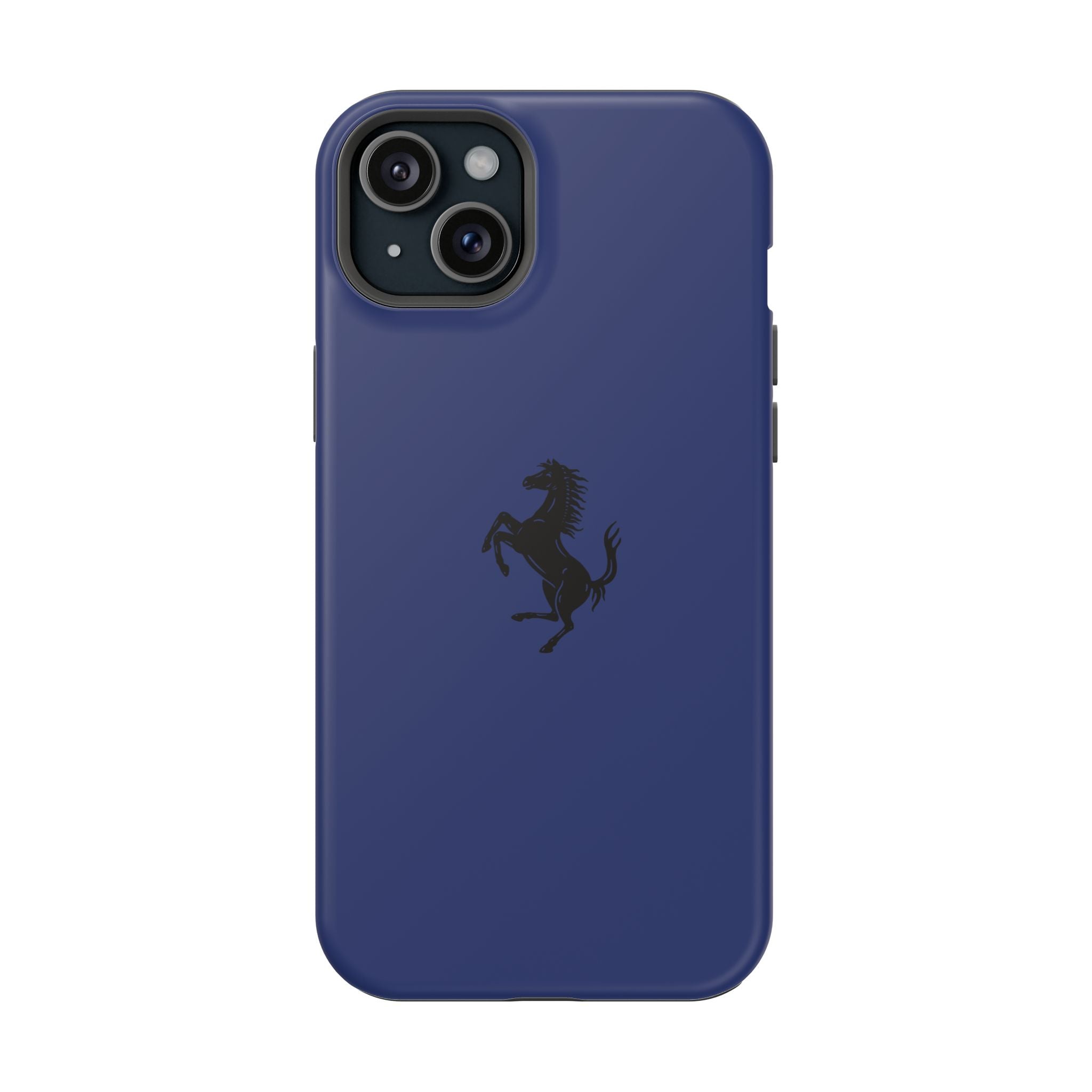 Ferrari horse Blue pozzi inspired Magnetic Tough Cases
