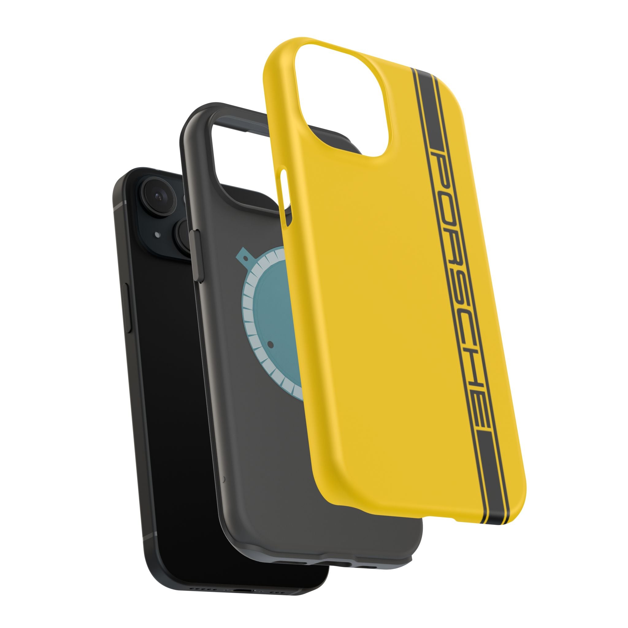 Porsche Speed yellow inspired Magnetic Tough Cases