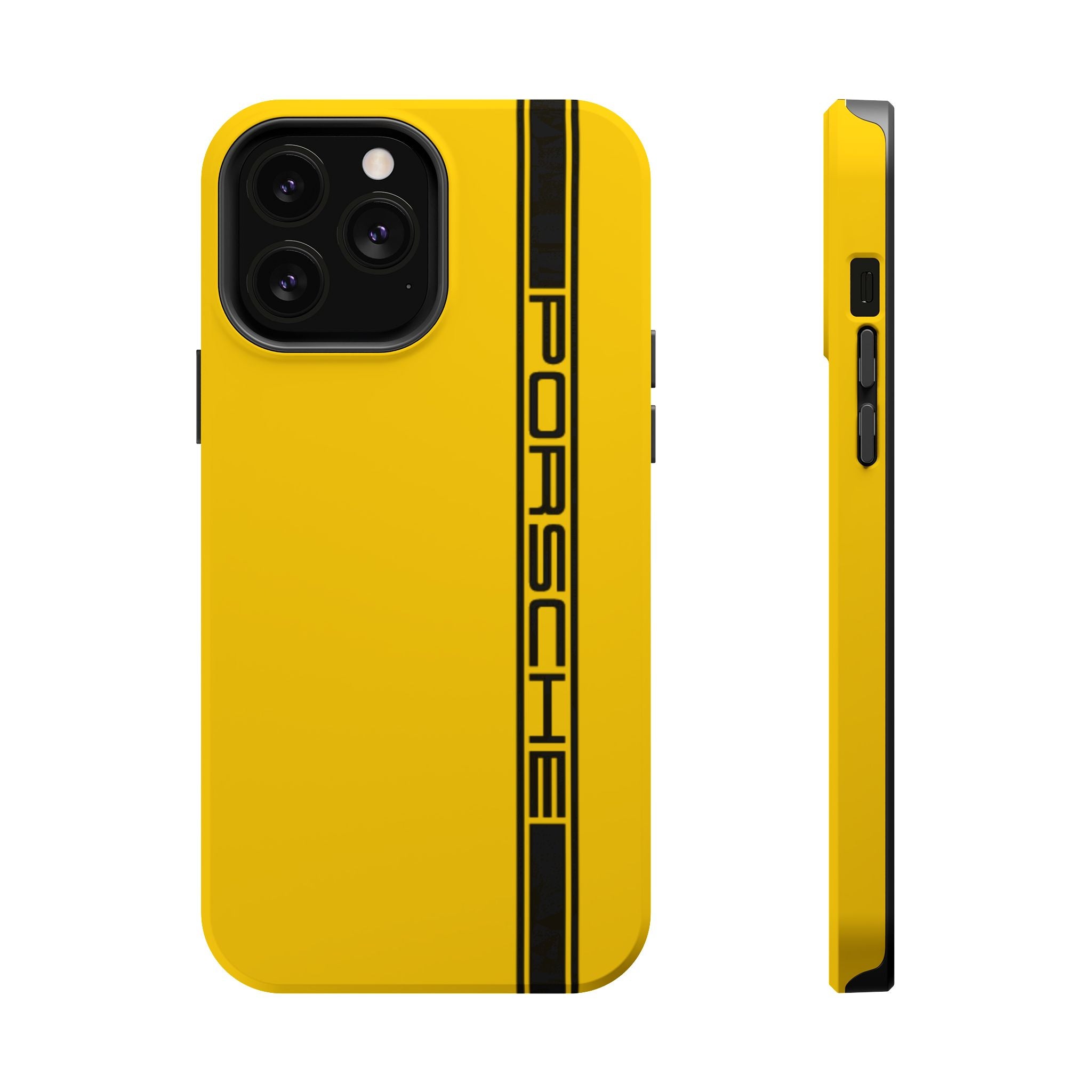 Porsche Speed yellow inspired Magnetic Tough Cases