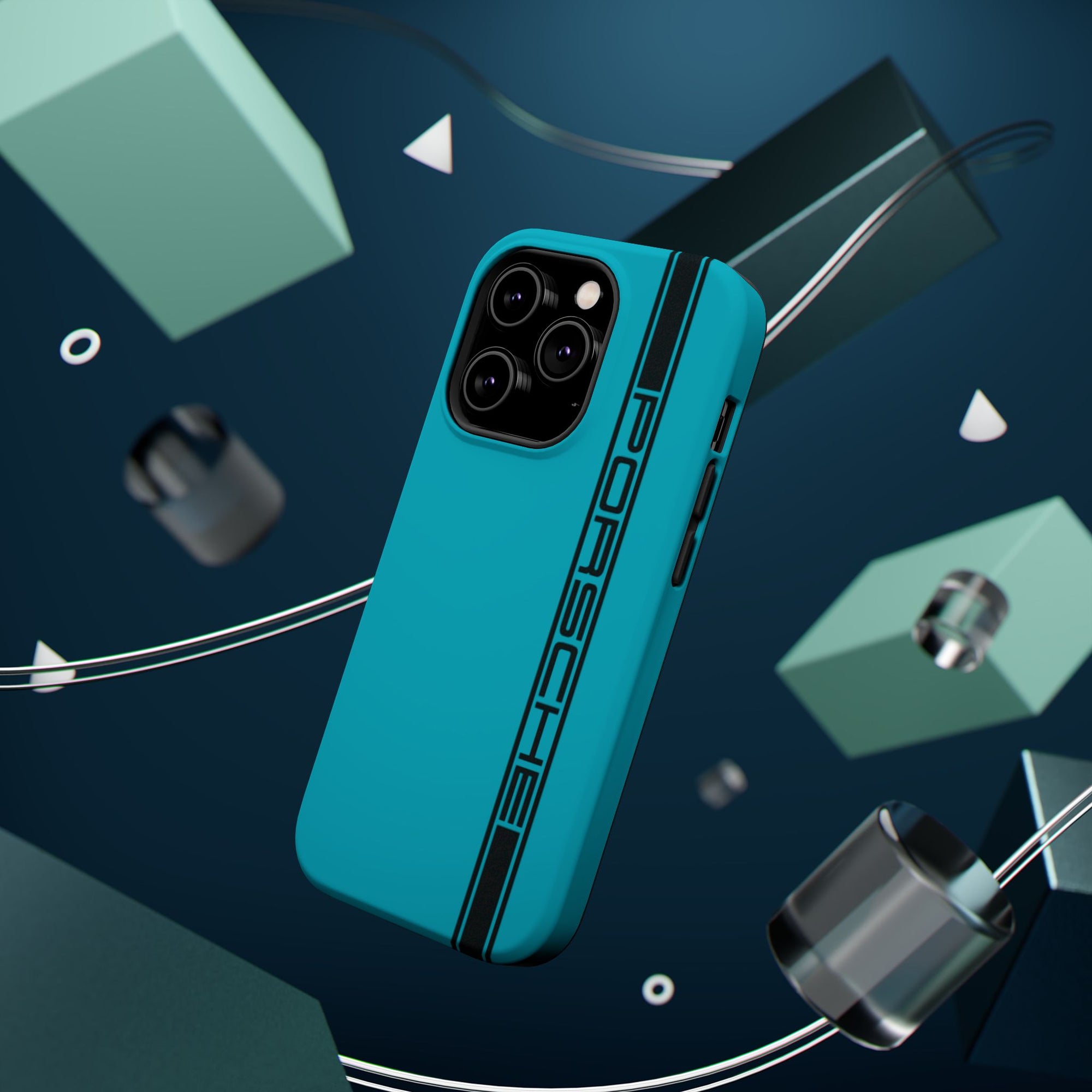 Porsche Miami blue inspired Magnetic Tough Cases