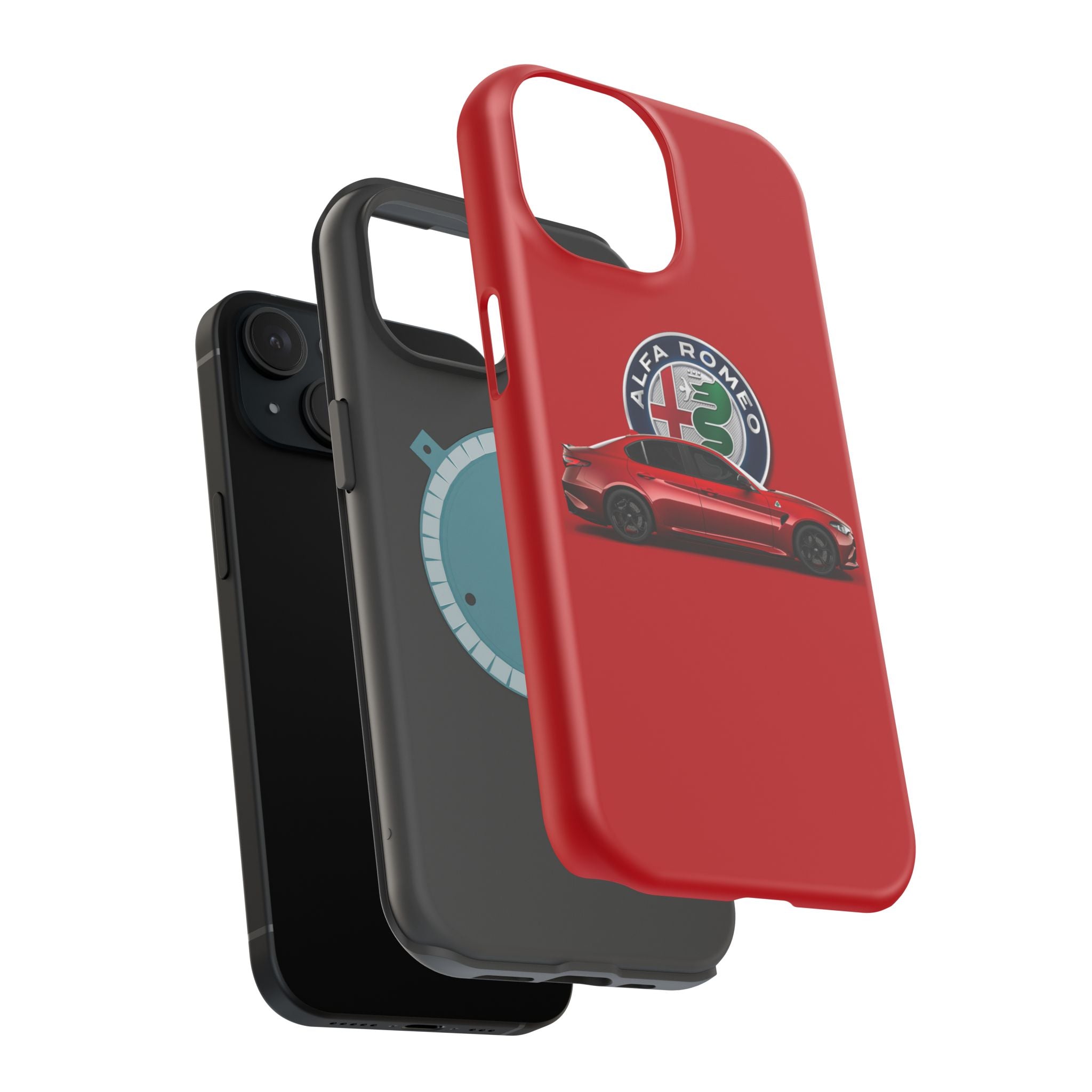 Alfa Romeo inspired Magnetic Tough Cases