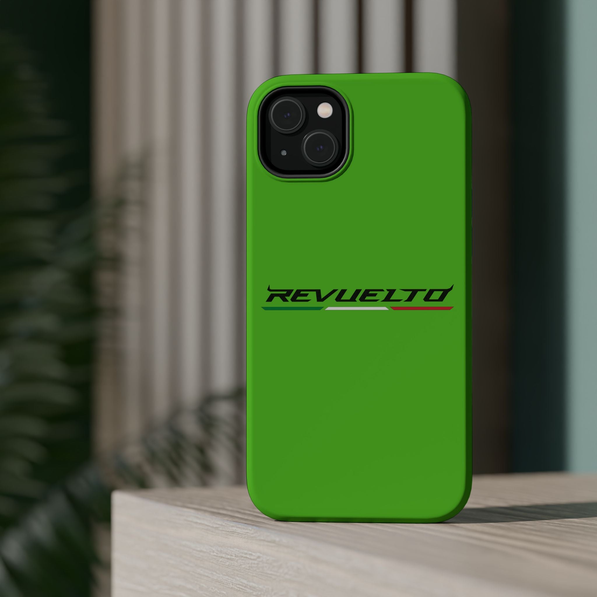 Lamborghini Revuelto Green inspired Magnetic Tough Cases