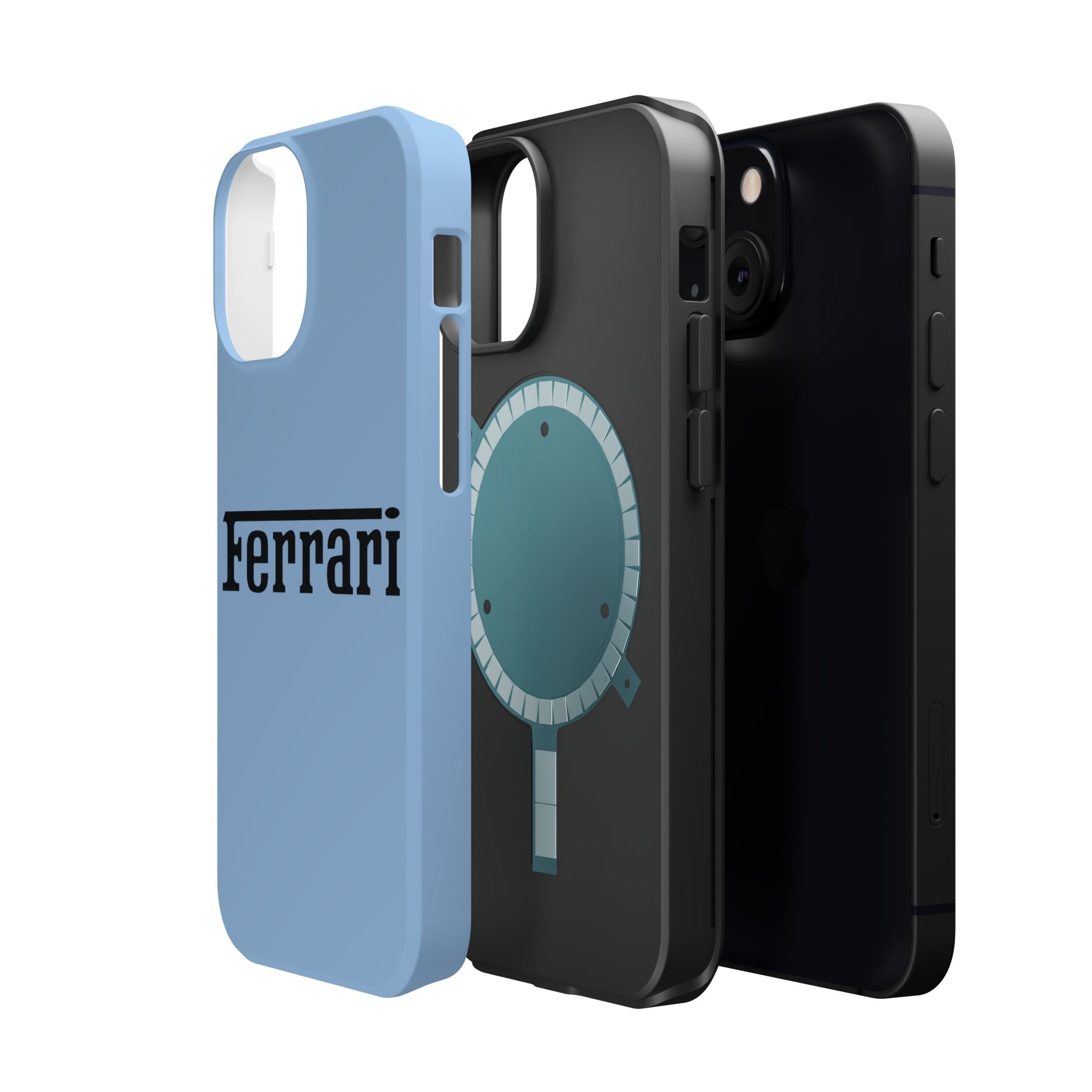 Ferrari Grigio Alloy inspired Magnetic Tough Cases