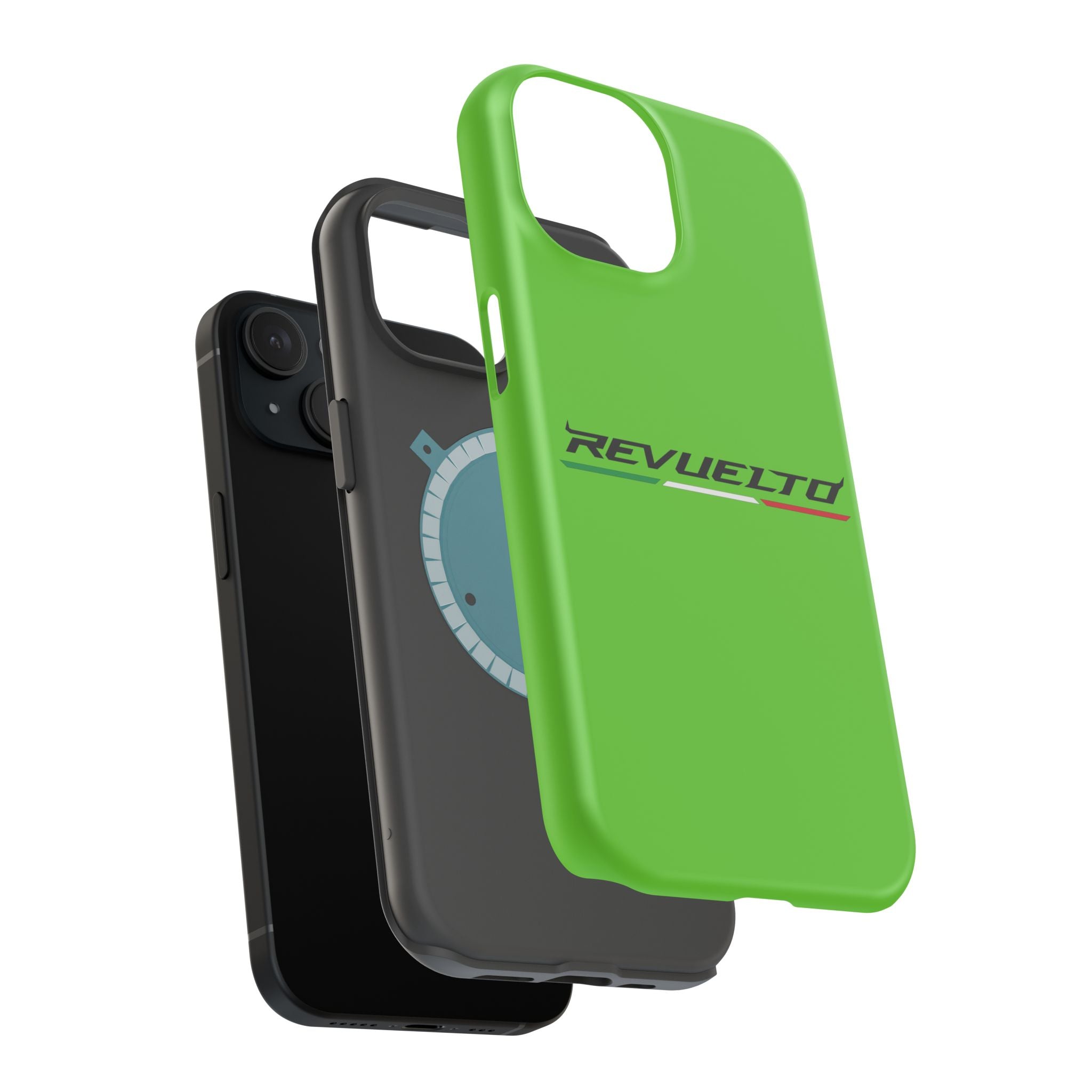 Lamborghini Revuelto Green inspired Magnetic Tough Cases
