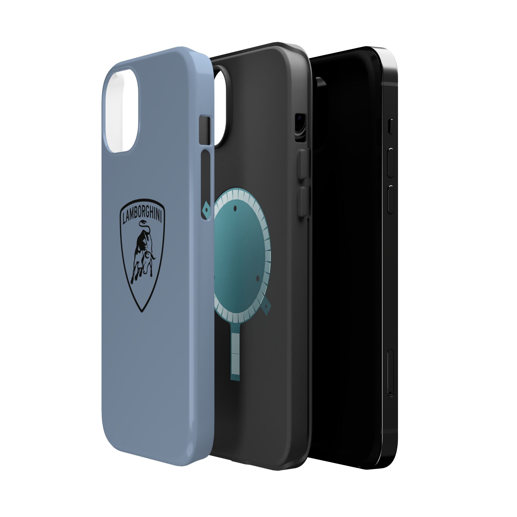 Lamborghini Azzurro Thetys inspired Magnetic Tough Cases