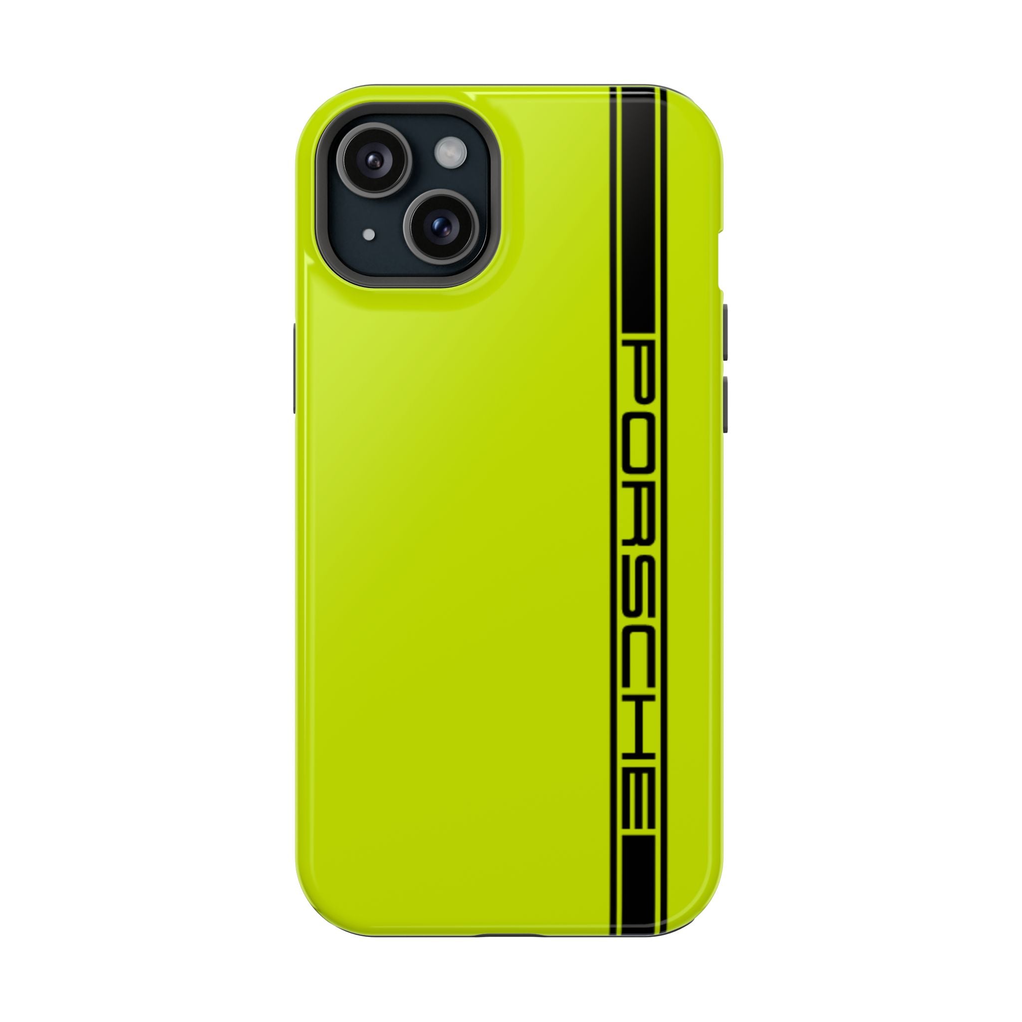 Porsche Acid Green Magnetic Tough Cases