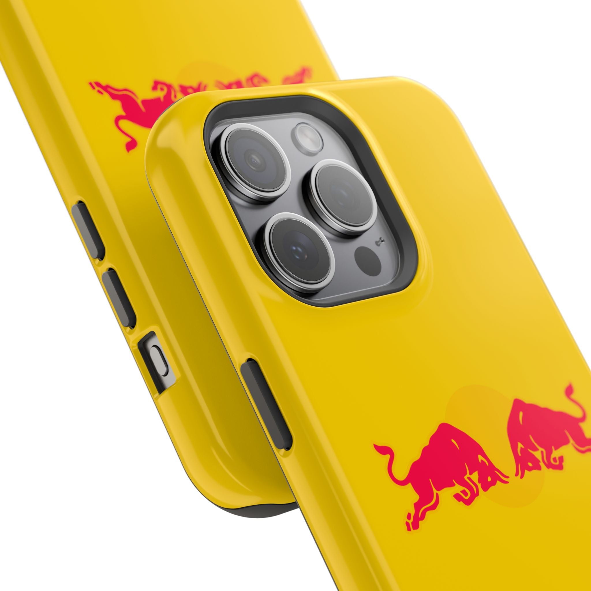 Red Bull yellow inspired Magnetic Tough Cases