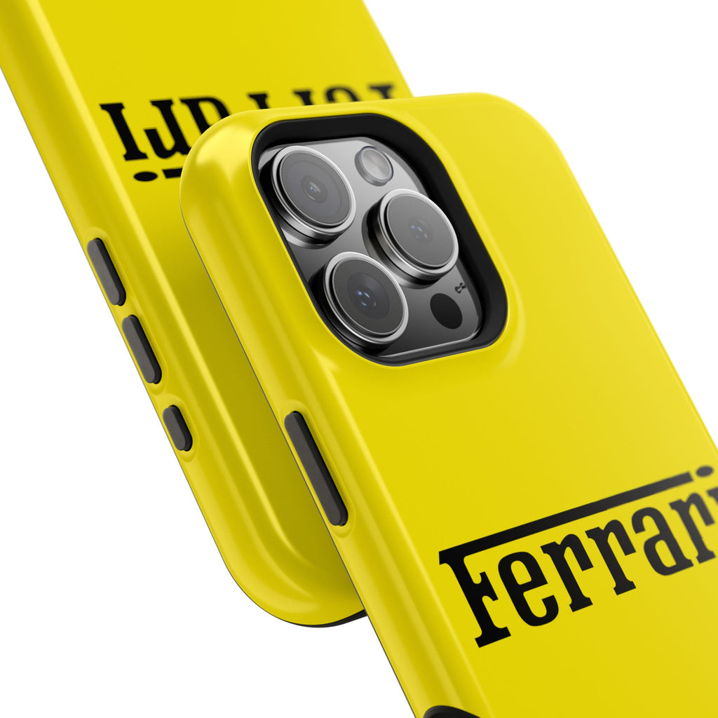 Ferrari Giallo Modena Inspired Magnetic Tough Cases