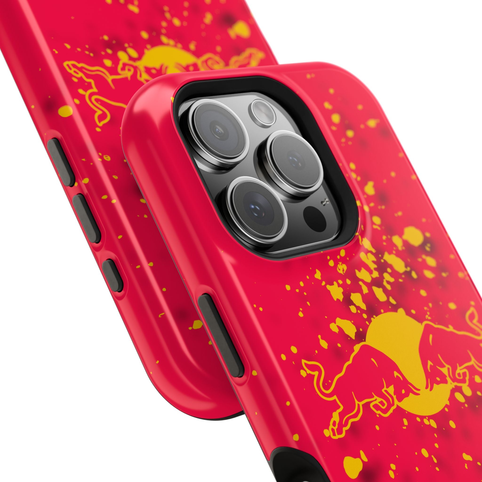 Red Bull with yellow splash inspired Magnetic Tough Cases