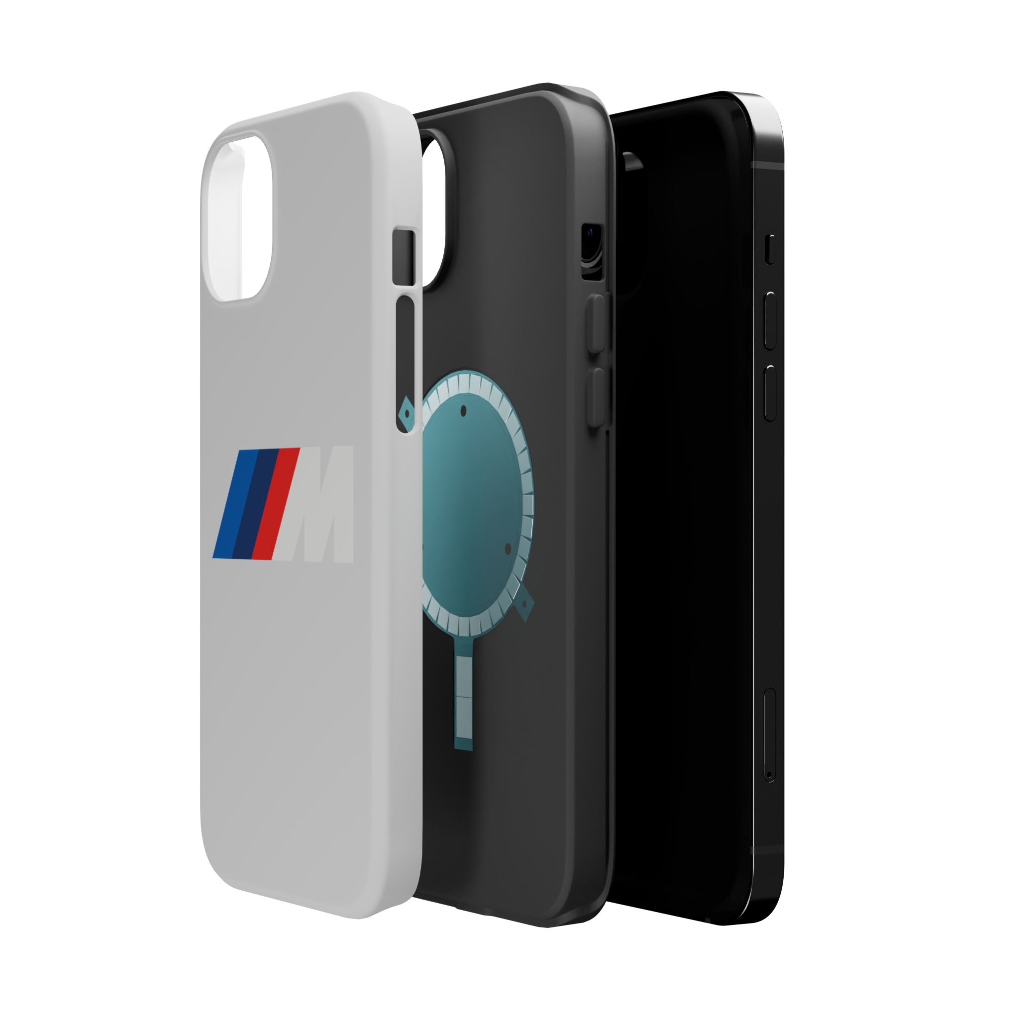 M badge inspired Magnetic Tough Cases