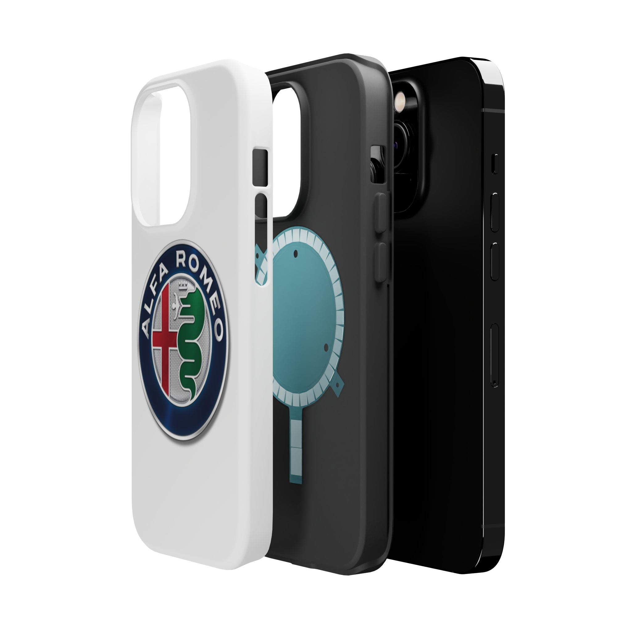Alfa Romeo White Magnetic Tough Cases