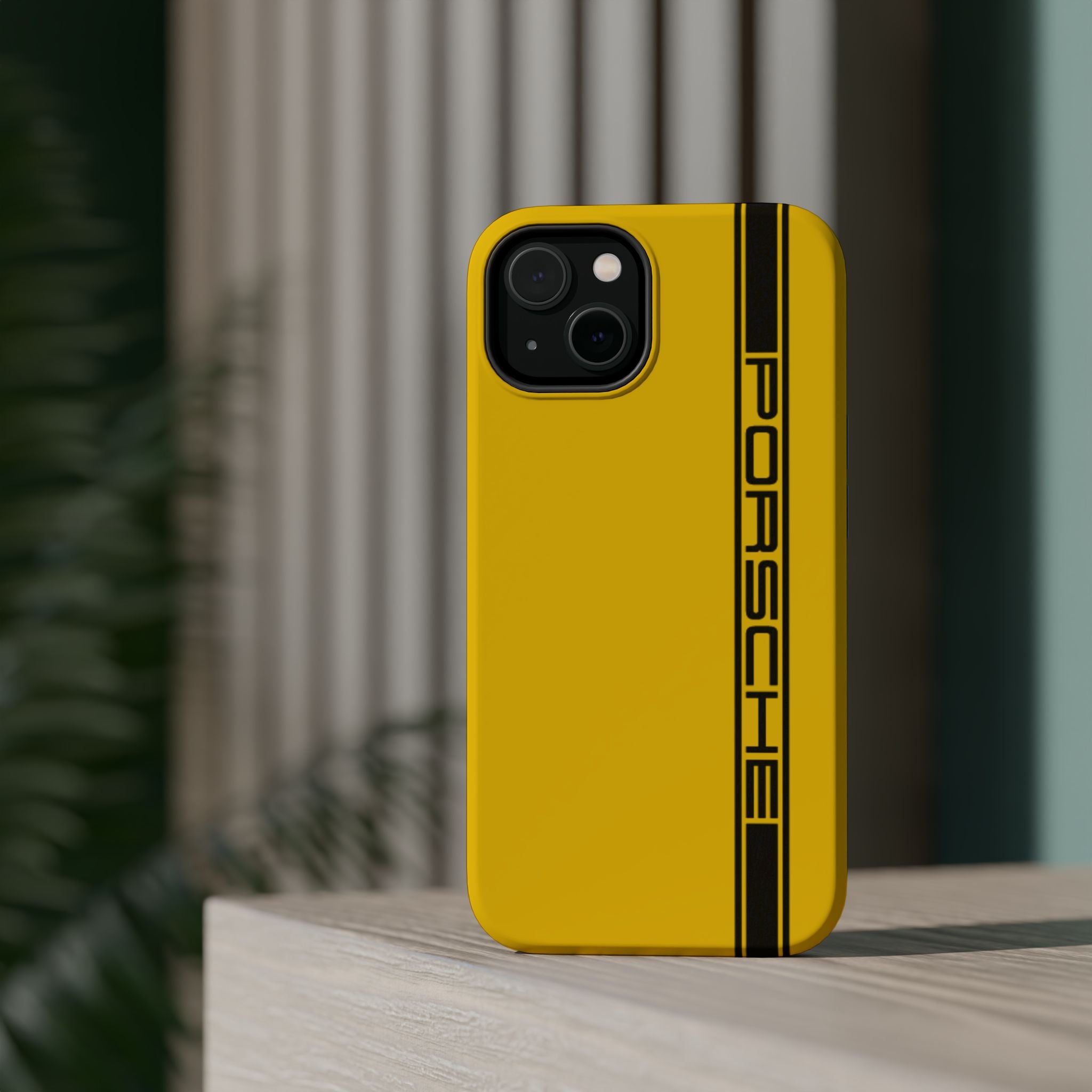 Porsche Speed yellow inspired Magnetic Tough Cases