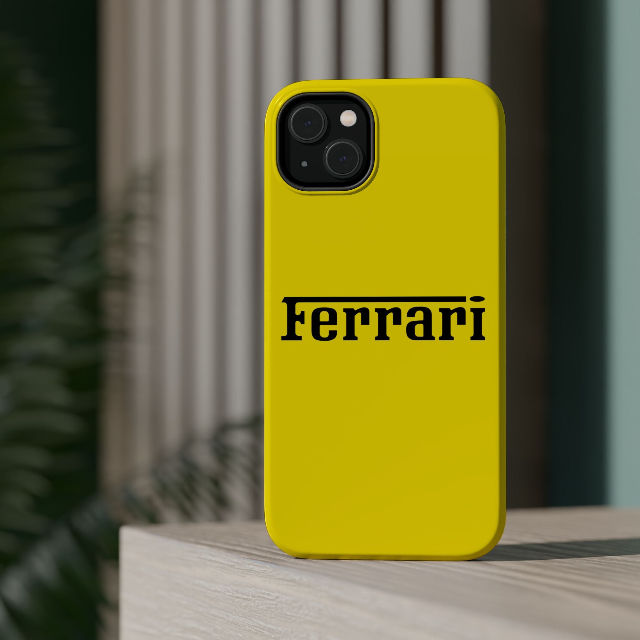 Ferrari Giallo Modena Inspired Magnetic Tough Cases