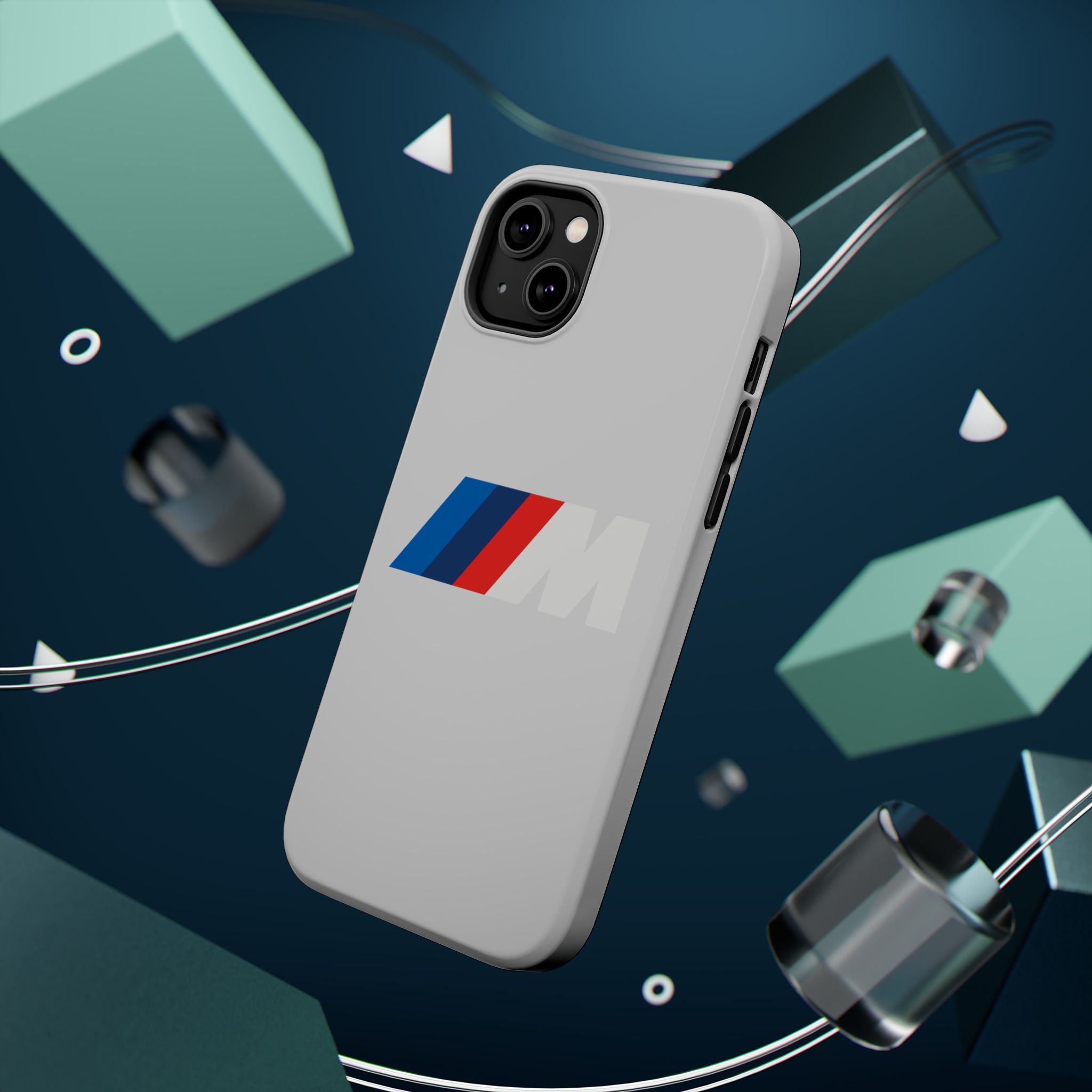 M badge inspired Magnetic Tough Cases